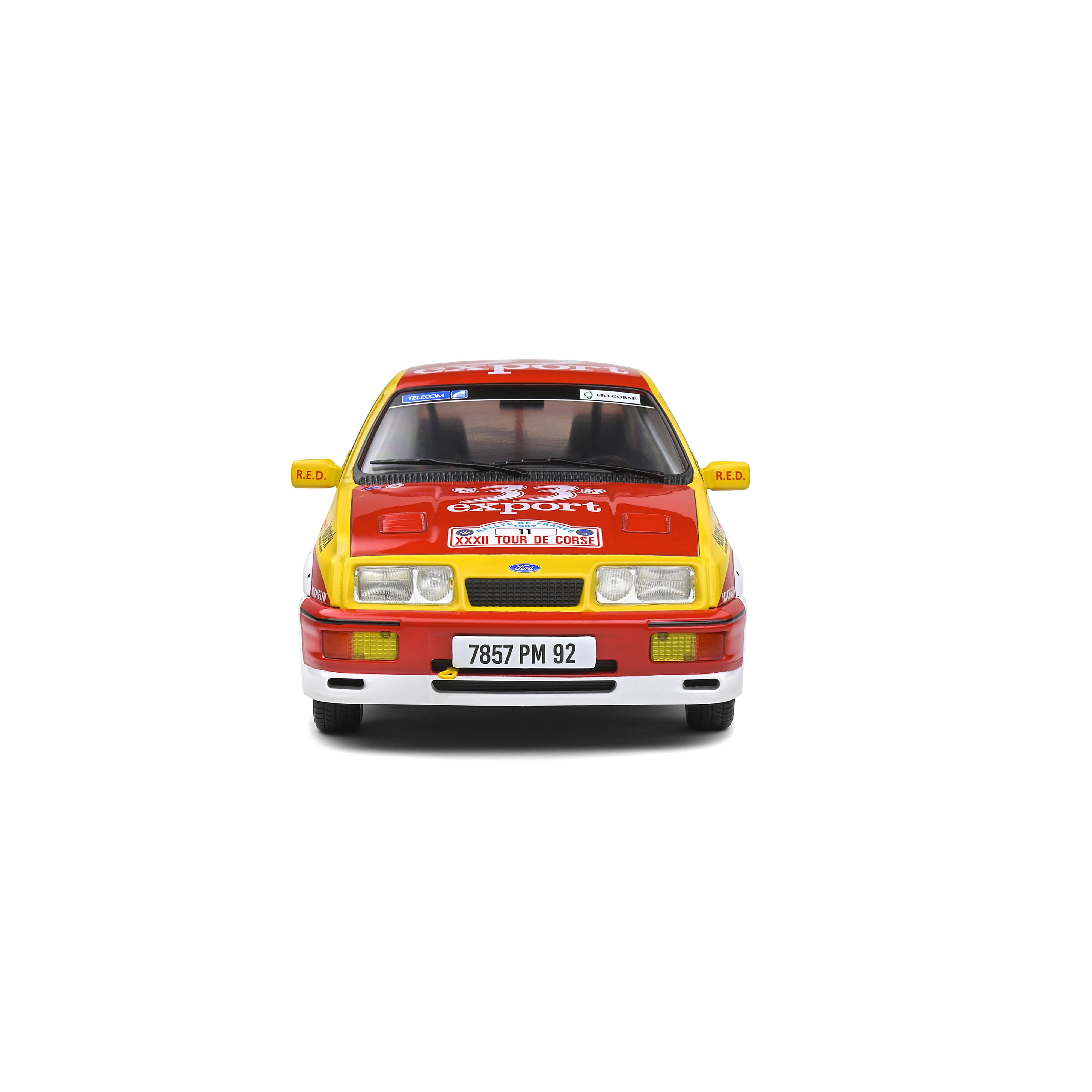 Ford Sierra RS 500 Rouge N°11 Auriol/Ocelli Tour de Corse 1987 1/18 - Image 4