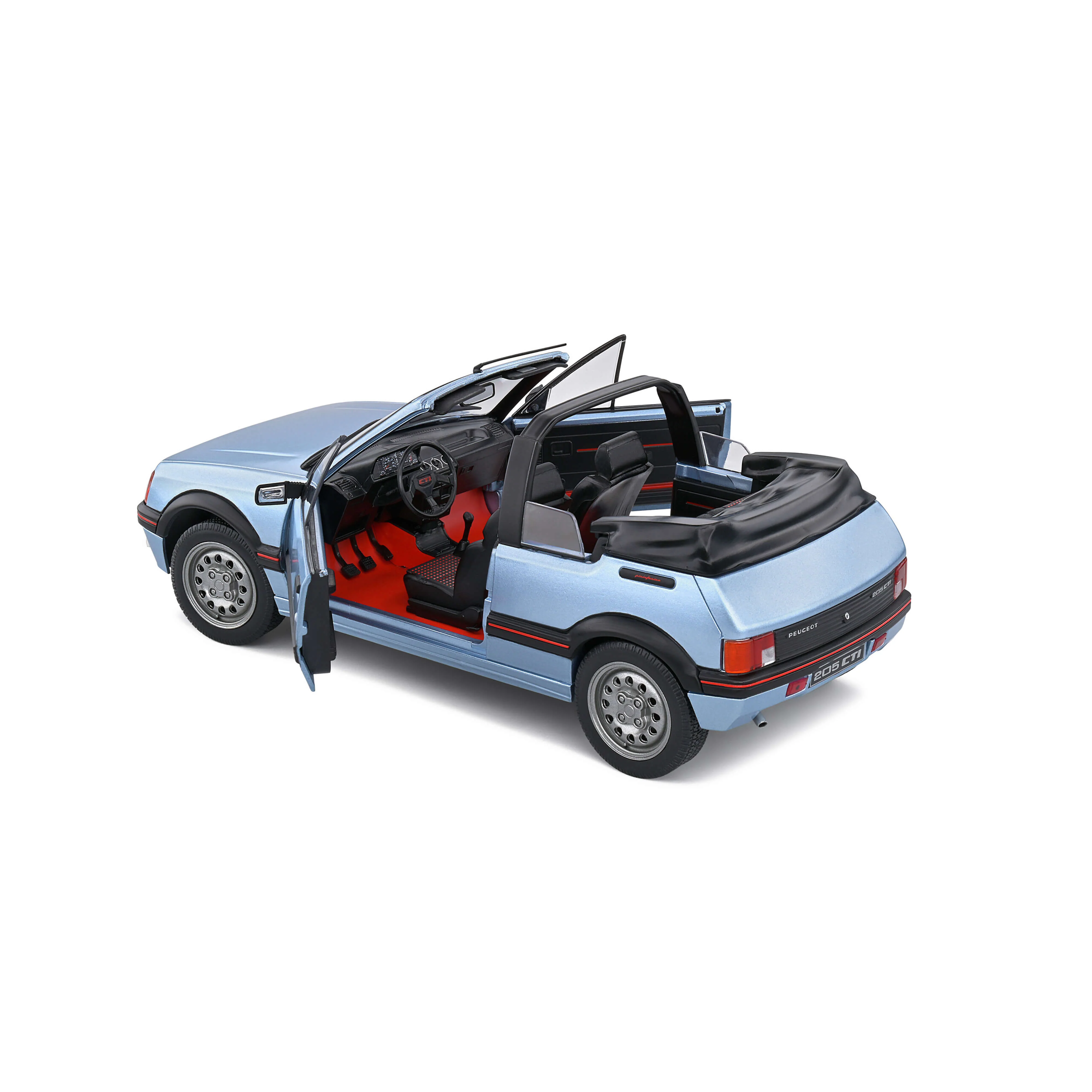 Peugeot 205 CTI Bleu Azzuro 1989 1/18 - Image 5