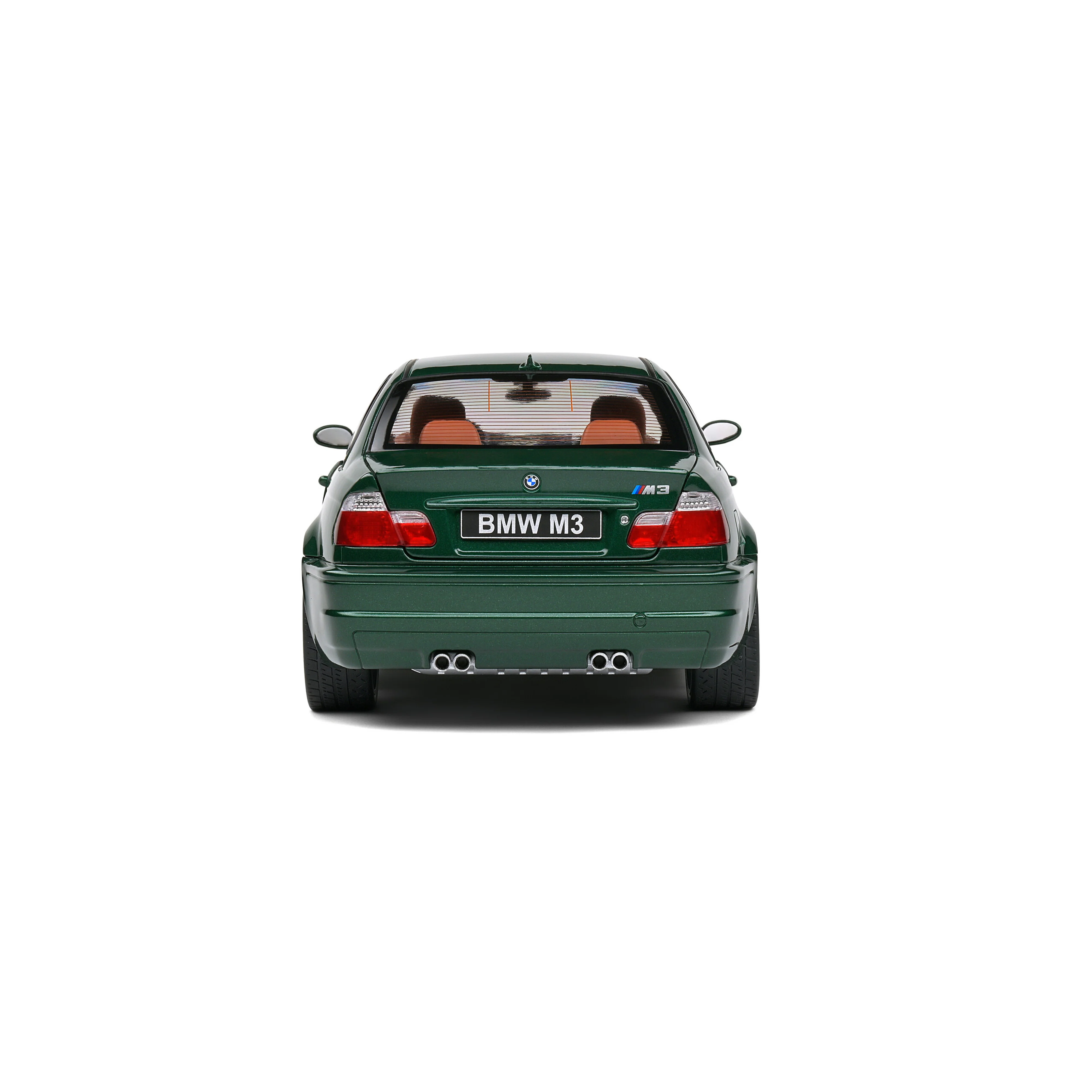 BMW E46 M3 Coupé Vert 2000 1/18 - Image 3