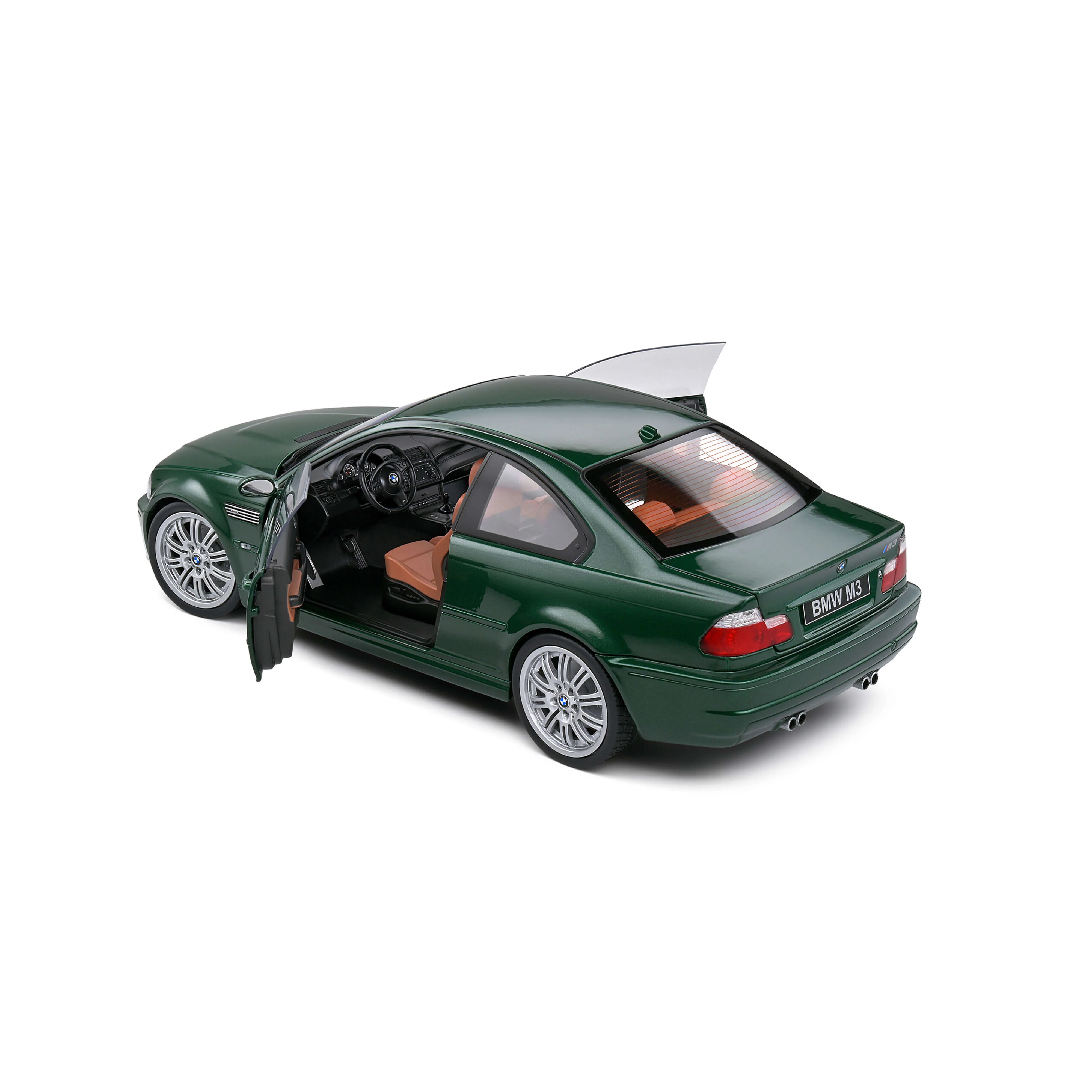BMW E46 M3 Coupé Vert 2000 1/18 - Image 5