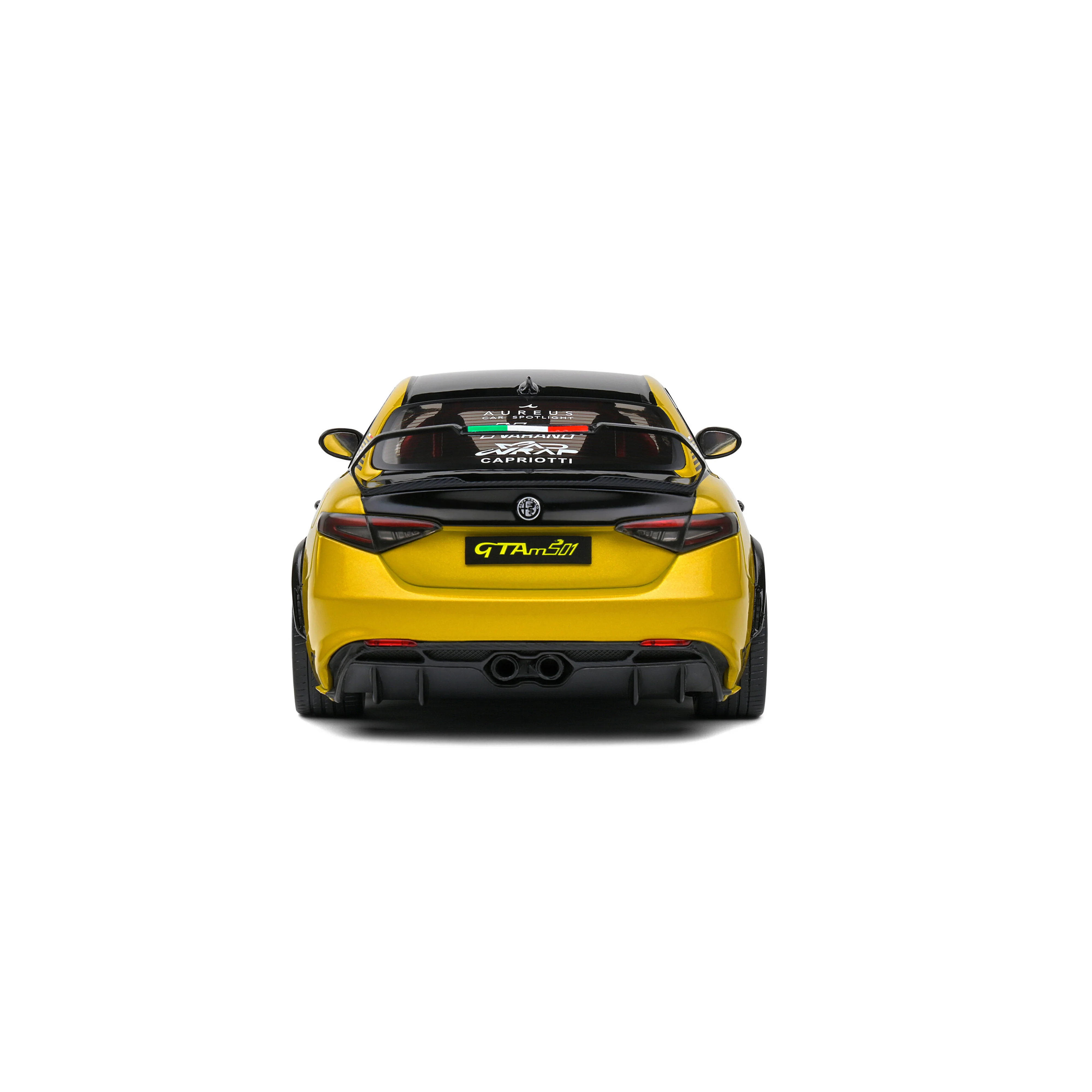 Alfa Romeo Giulia GTA Nagemaakt Jaune 2022 1/18 - Image 3