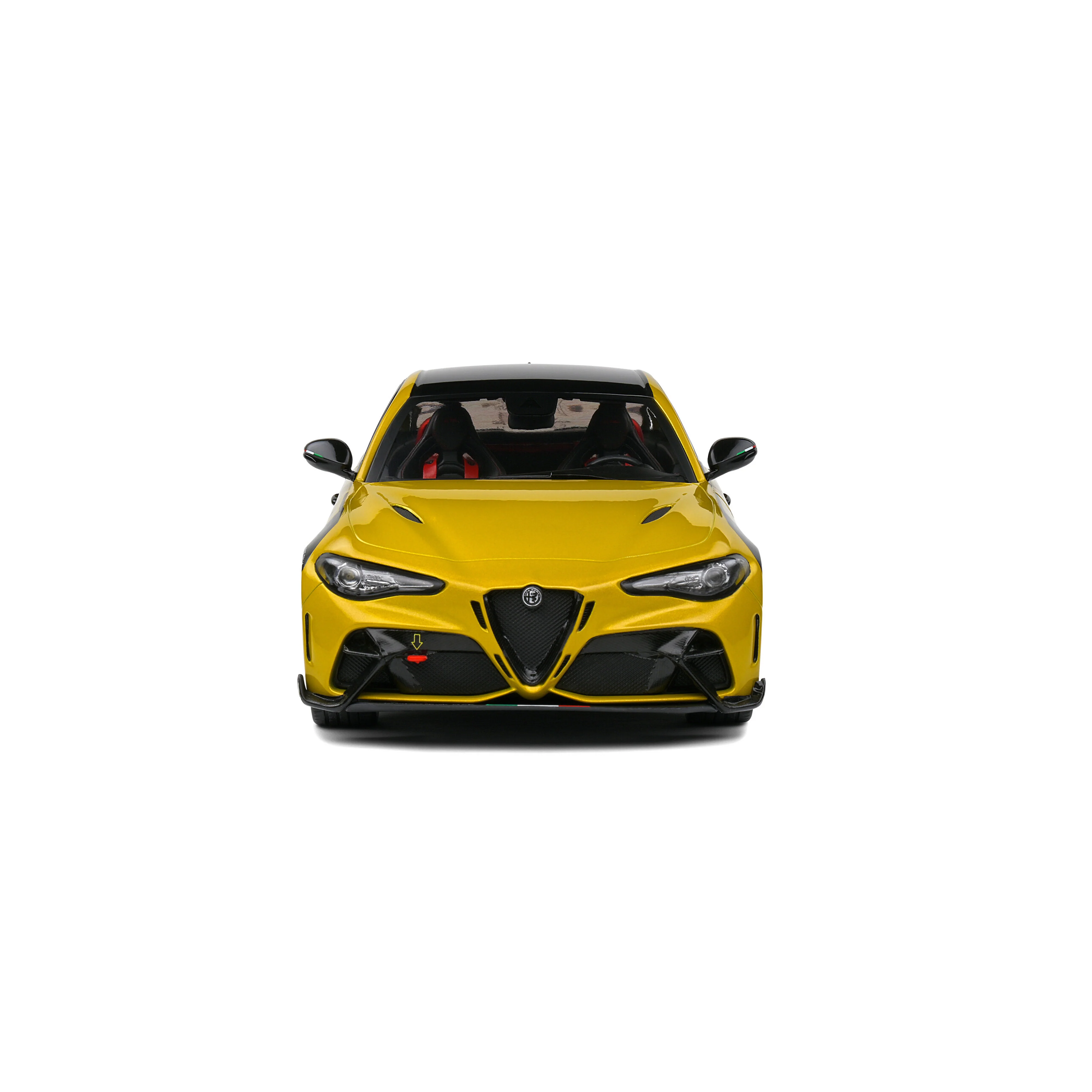 Alfa Romeo Giulia GTA Nagemaakt Jaune 2022 1/18 - Image 4