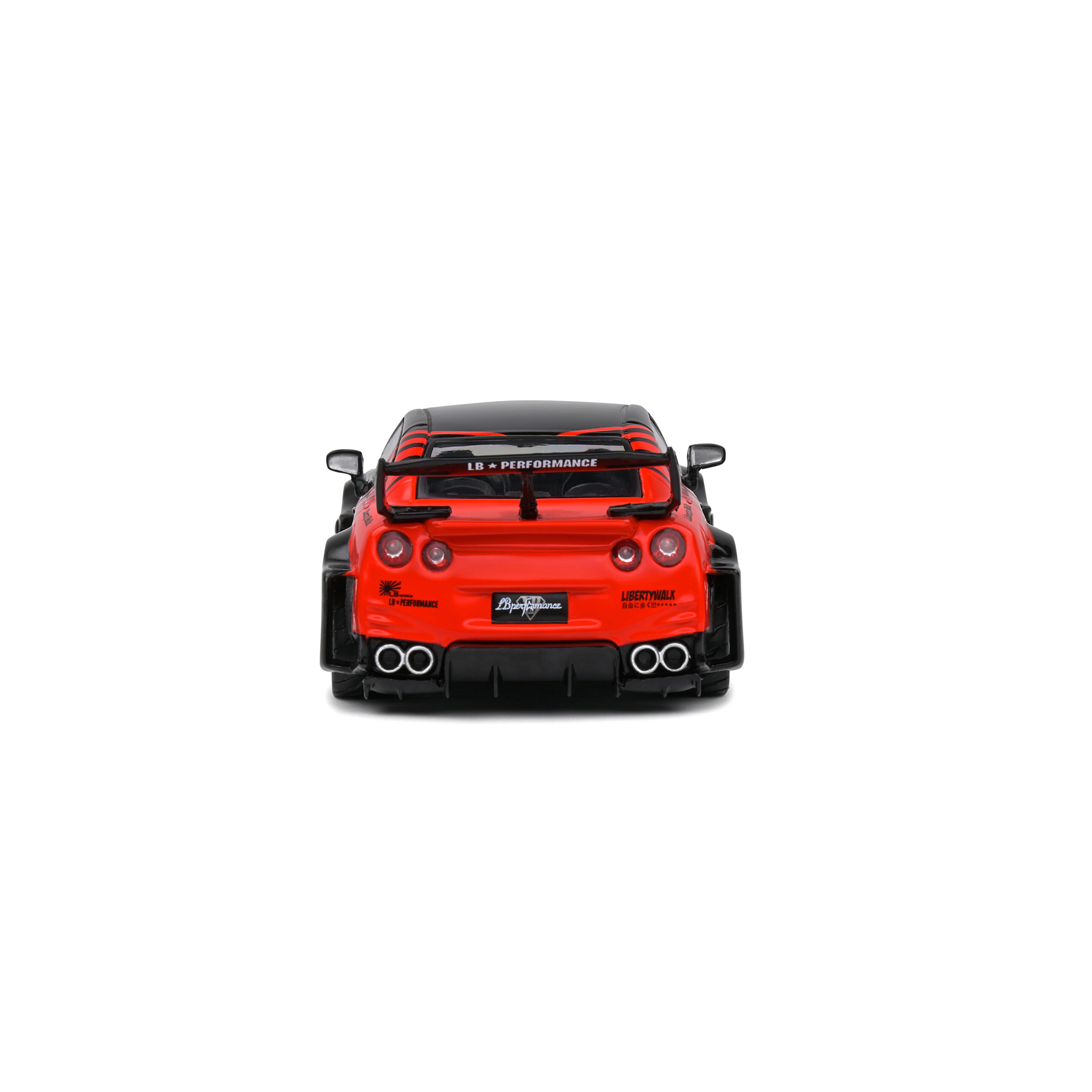 Nissan GTR35 LBWK Silhouette Rouge 2020 1/43 - Image 3
