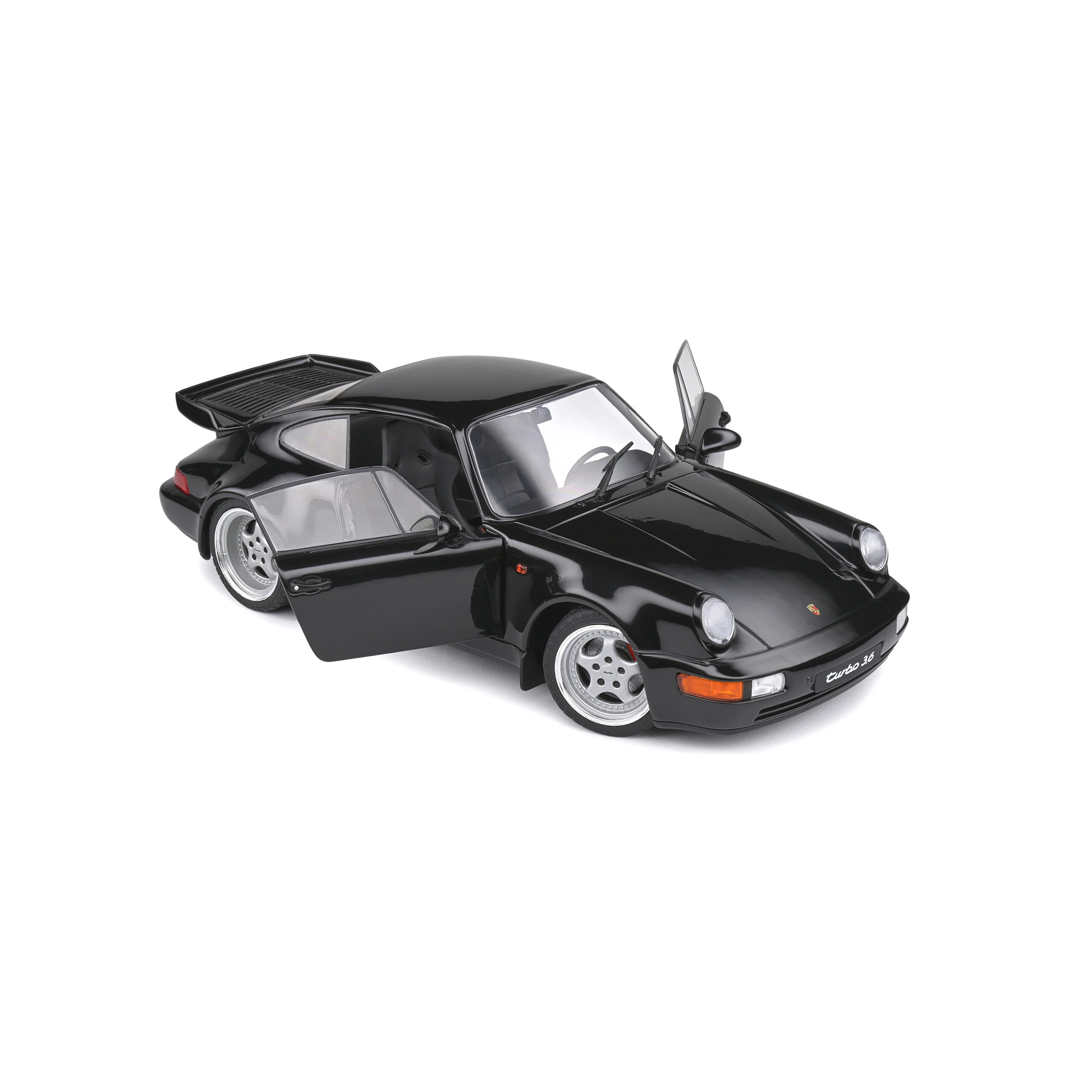 Porsche 911 (964) Turbo Noir 1993 1/18 - Image 6