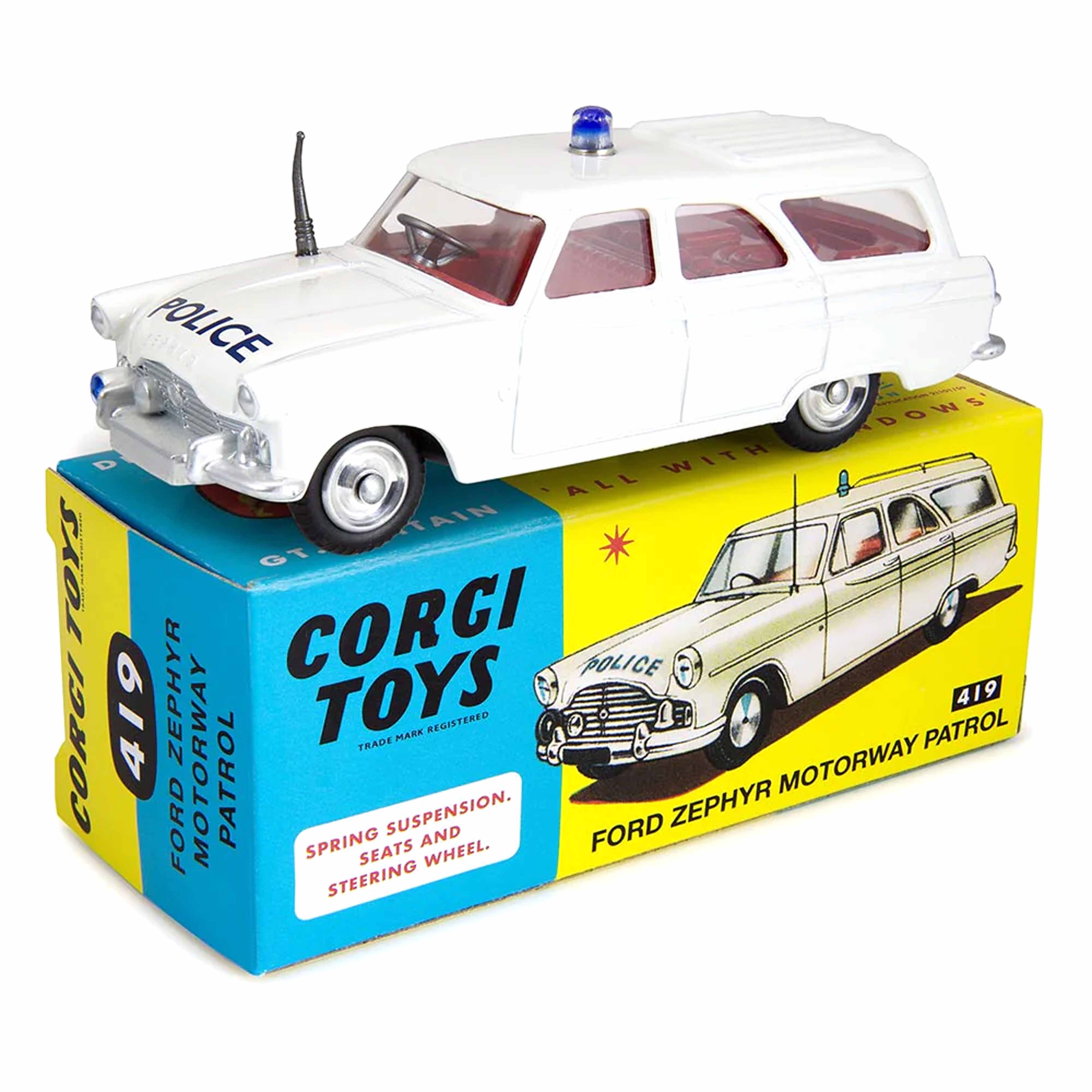 Ford Zephir Voiture de Police pour autoroutes 1/48 - n°419 - Image 4