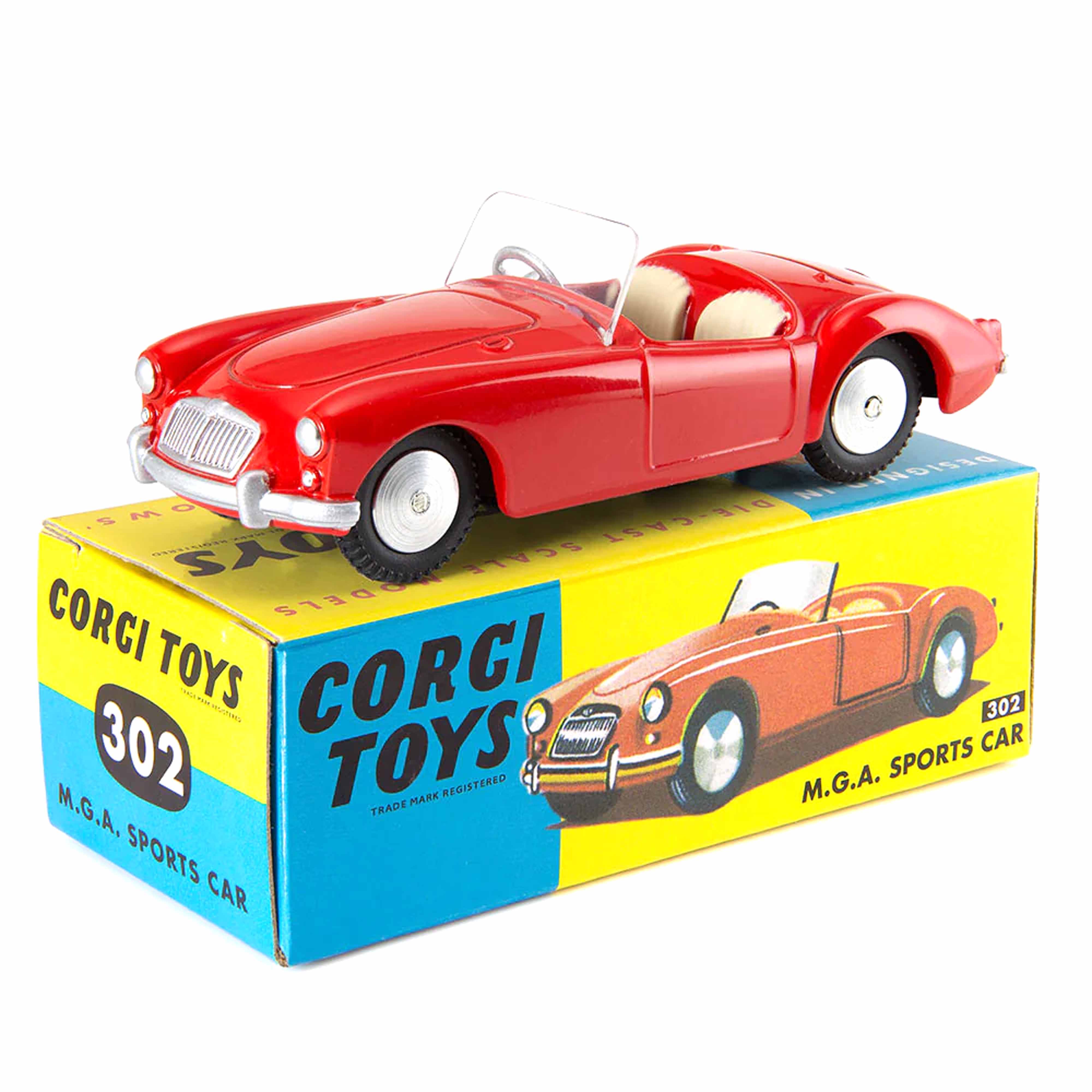 MGA Voiture de sport Rouge 1/45 - n°302 - Image 4