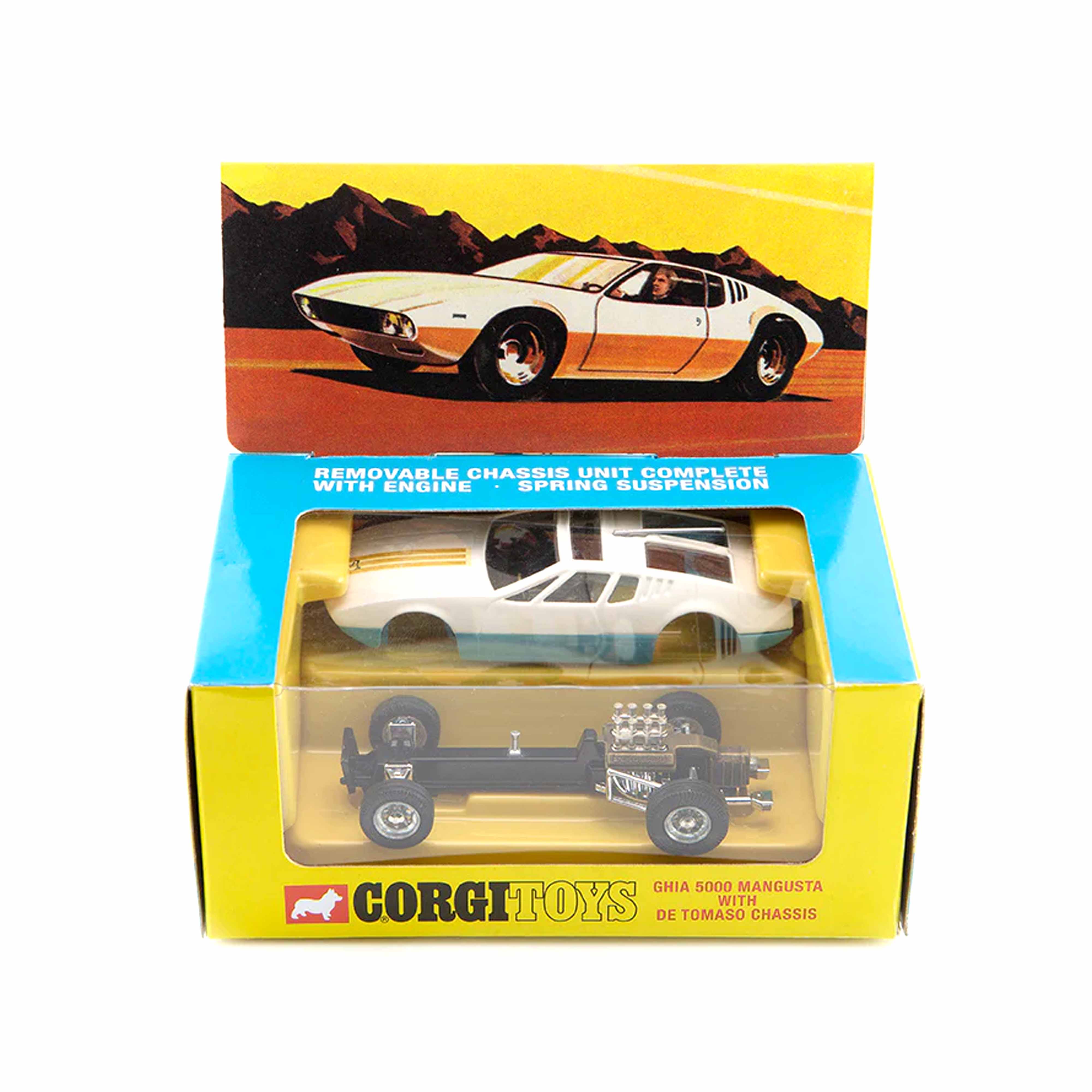 Ghia 5000 Mangusta avec châssis De Tomaso 1/44 - n°271 - Image 2