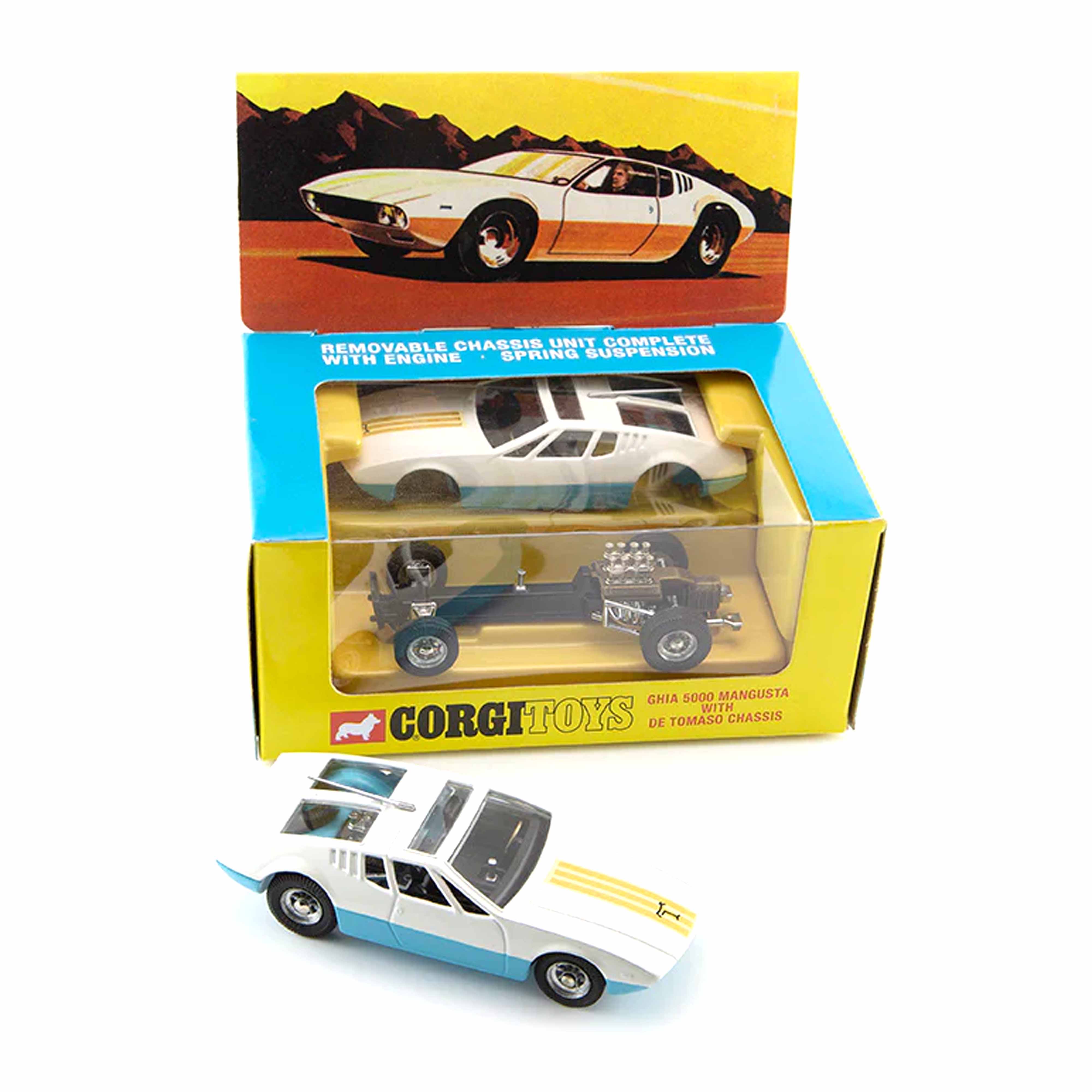 Ghia 5000 Mangusta avec châssis De Tomaso 1/44 - n°271 - Image 4