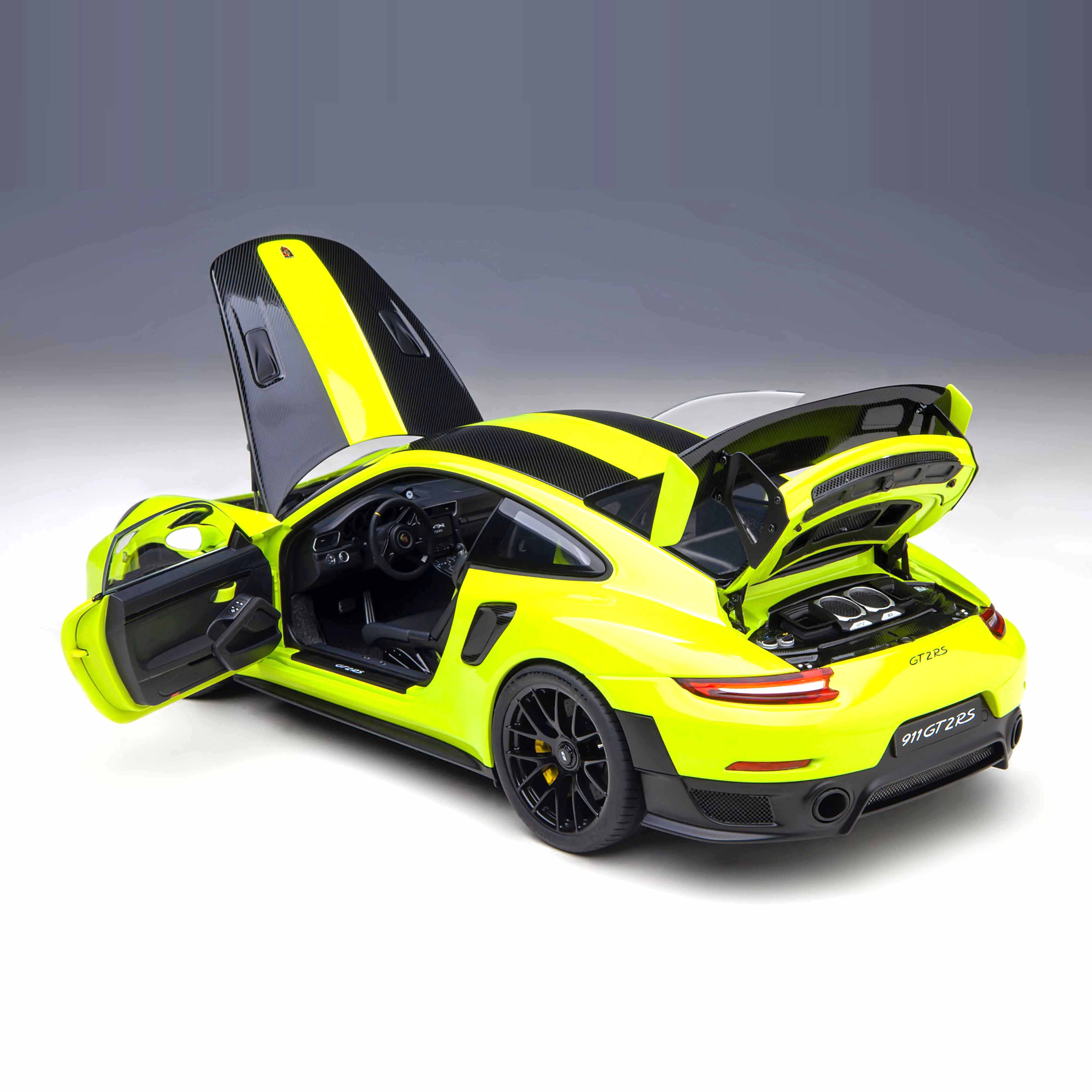 Porsche 911 (991.2) GT2 RS Pack Weissach Vert Acide 1/18 - Image 10