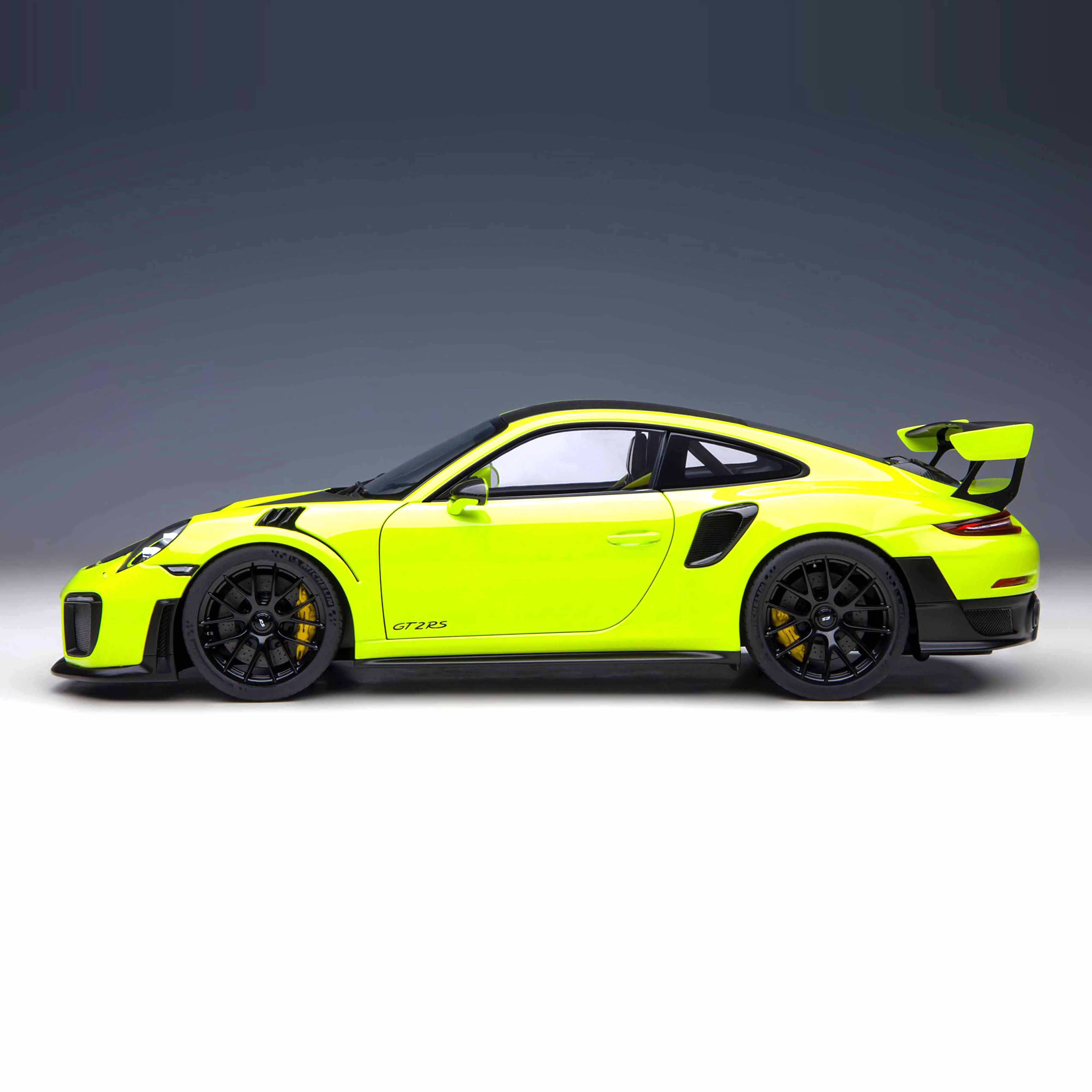 Porsche 911 (991.2) GT2 RS Pack Weissach Vert Acide 1/18 - Image 3