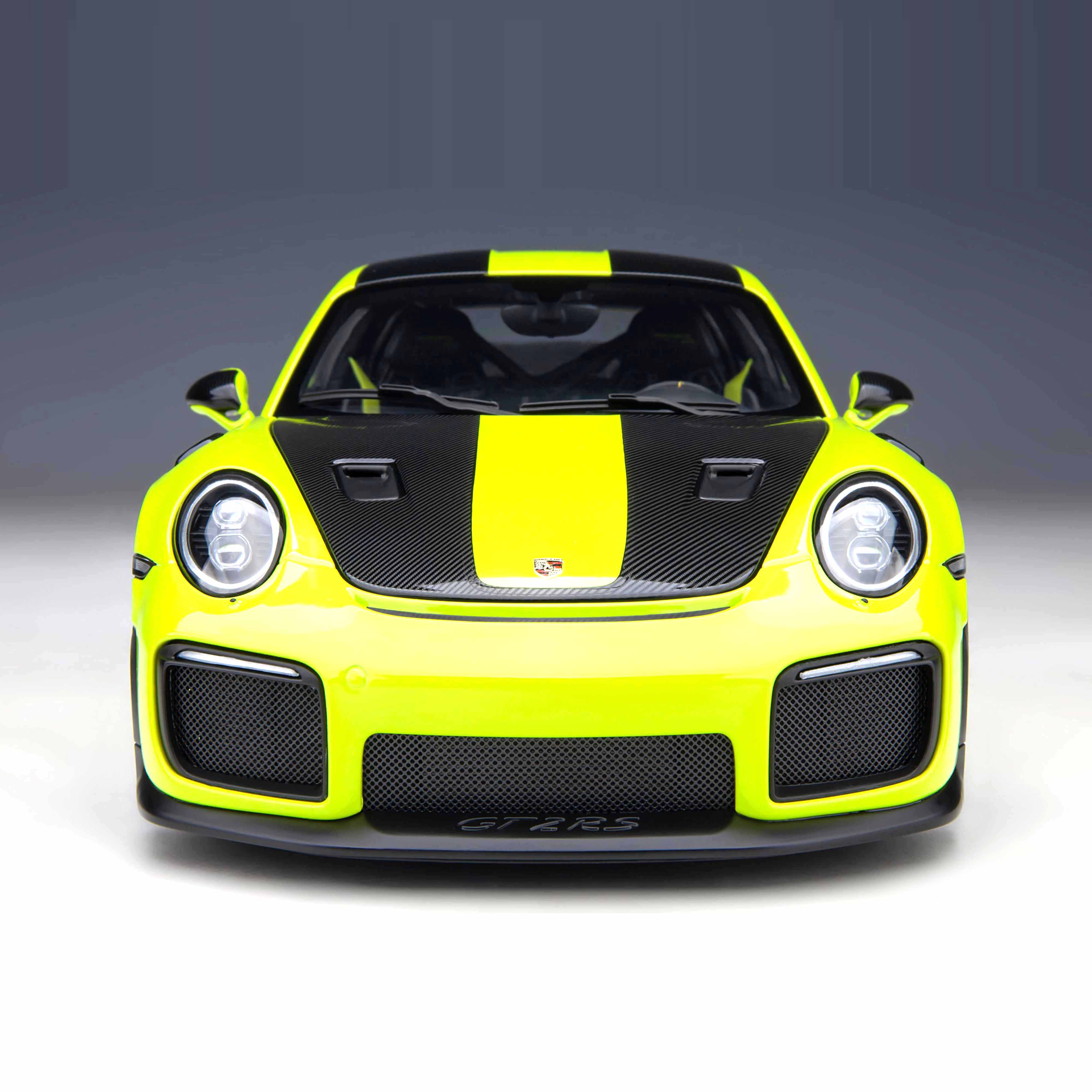 Porsche 911 (991.2) GT2 RS Pack Weissach Vert Acide 1/18 - Image 4