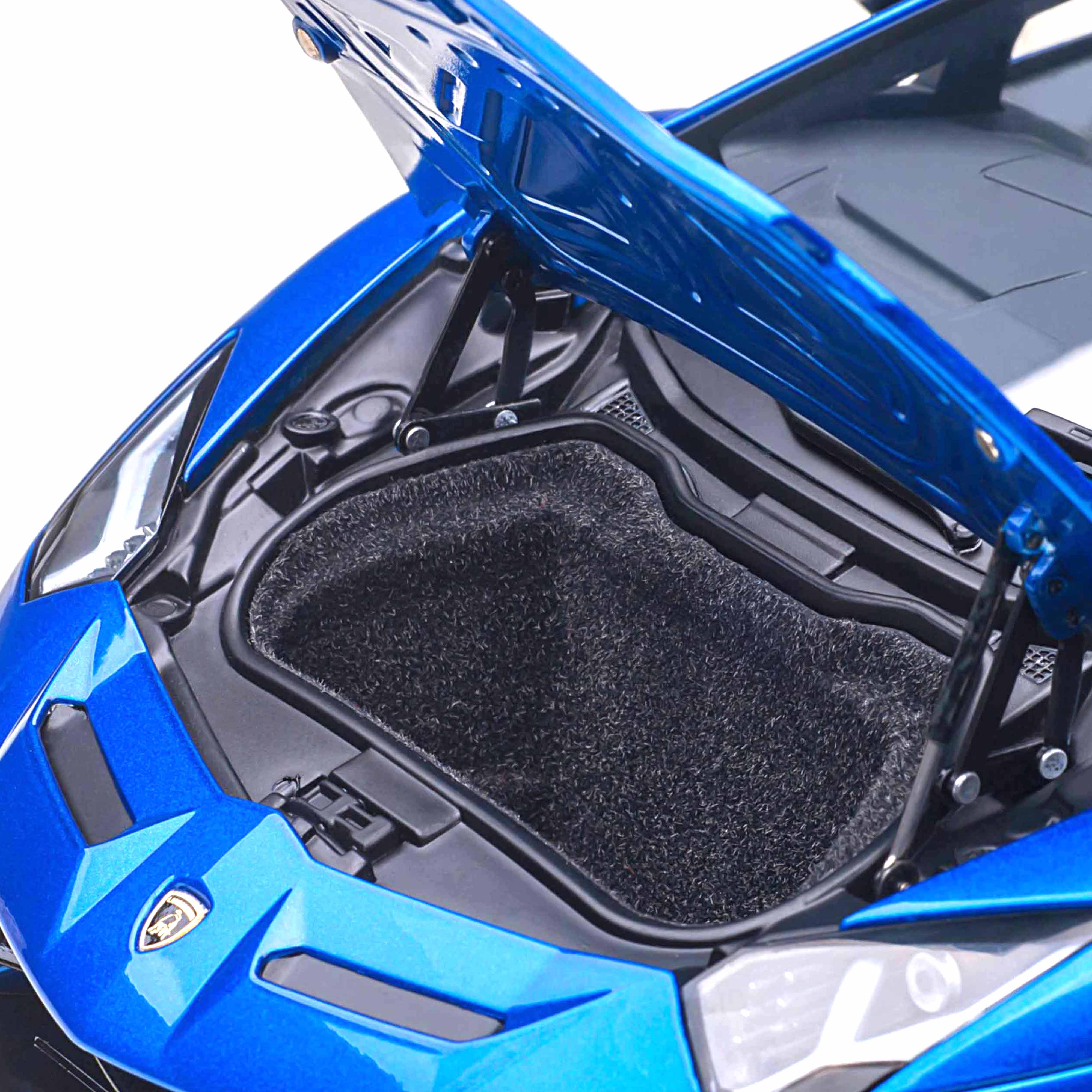 Lamborghini Aventador SVJ Bleu Nethuns 1/18 - Image 8