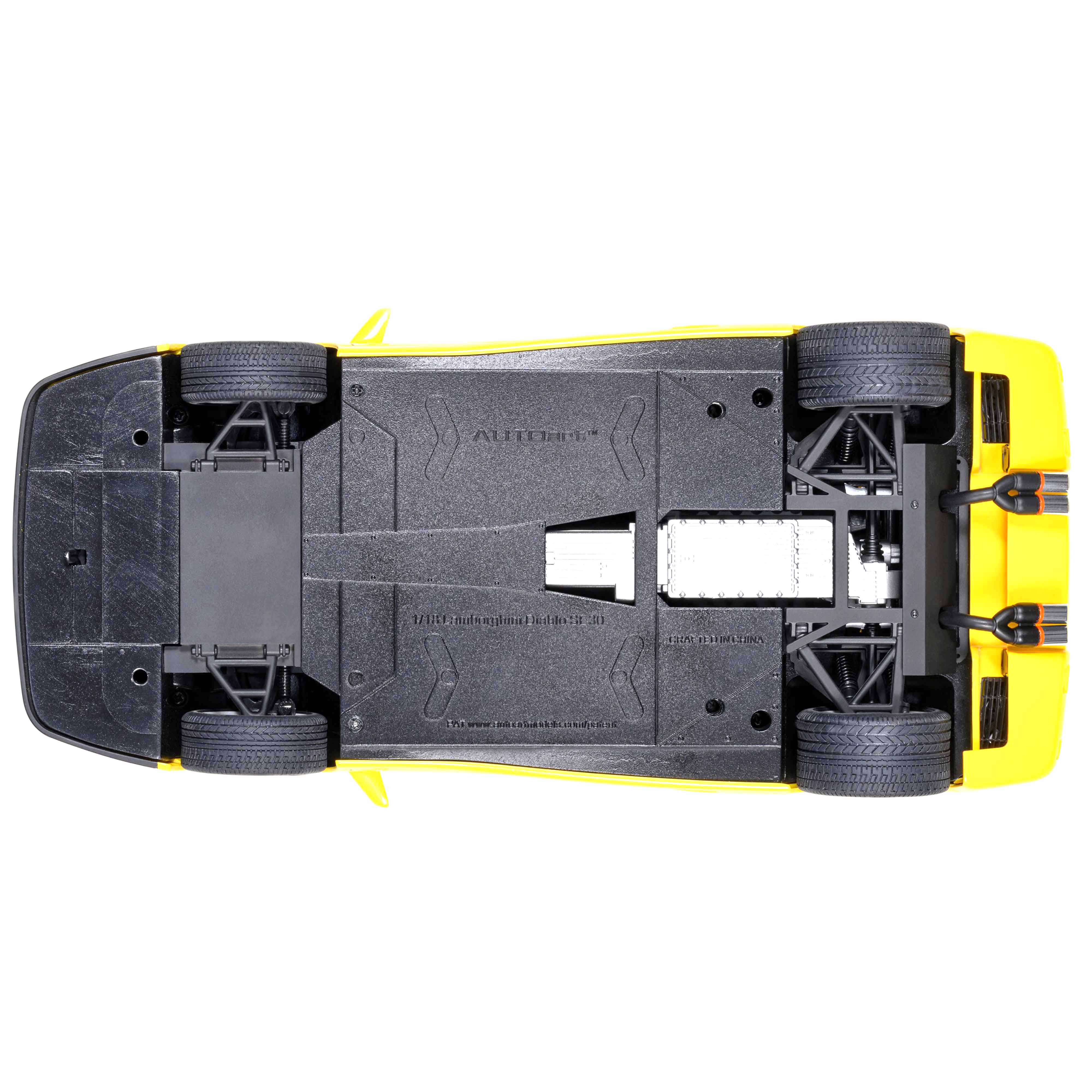 Lamborghini Diablo SE JOTA Superfly Jaune 1995 1/18 - Image 7