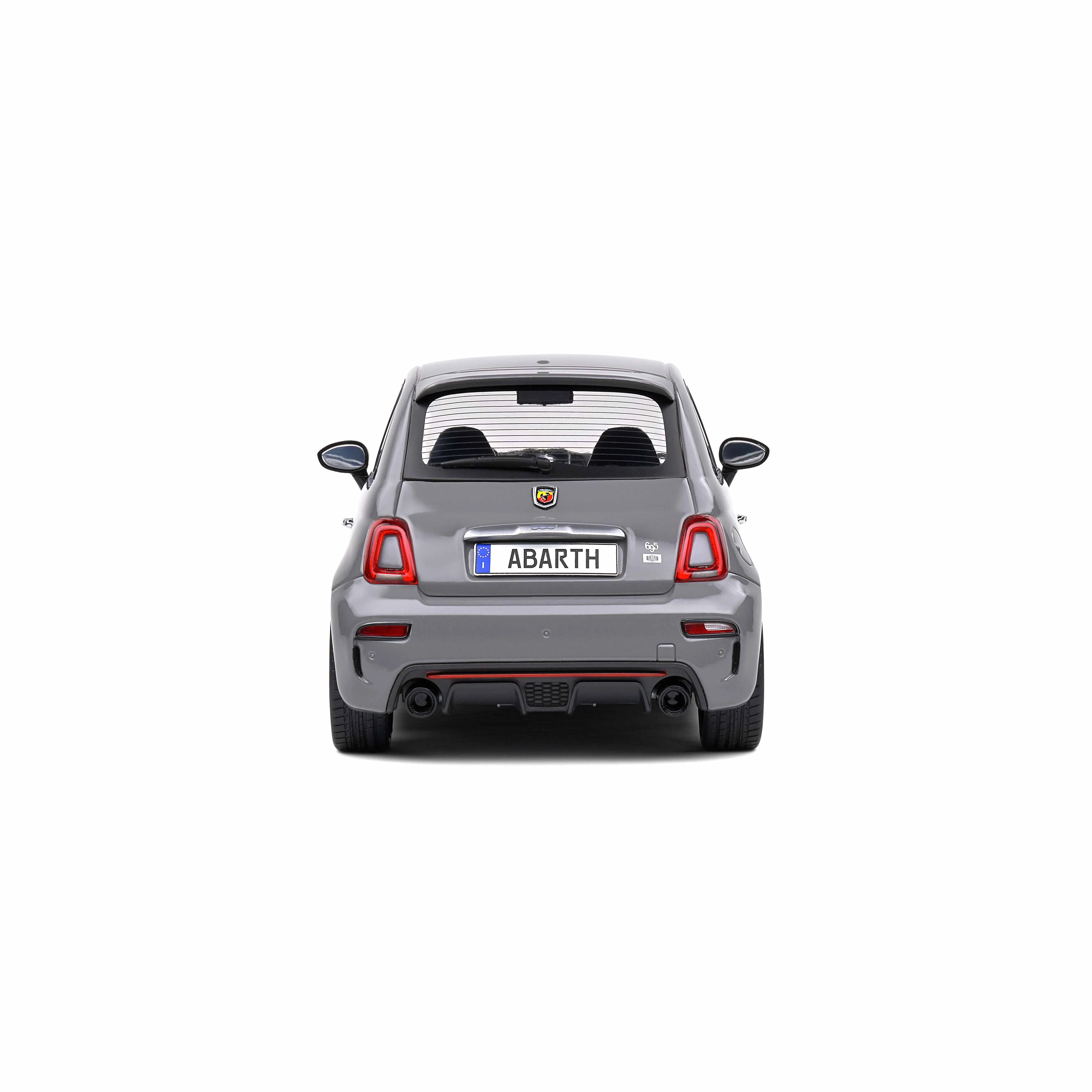 Fiat 695 Abarth XSR Edition Yamaha Record Gris 2022 1/18 - Image 3