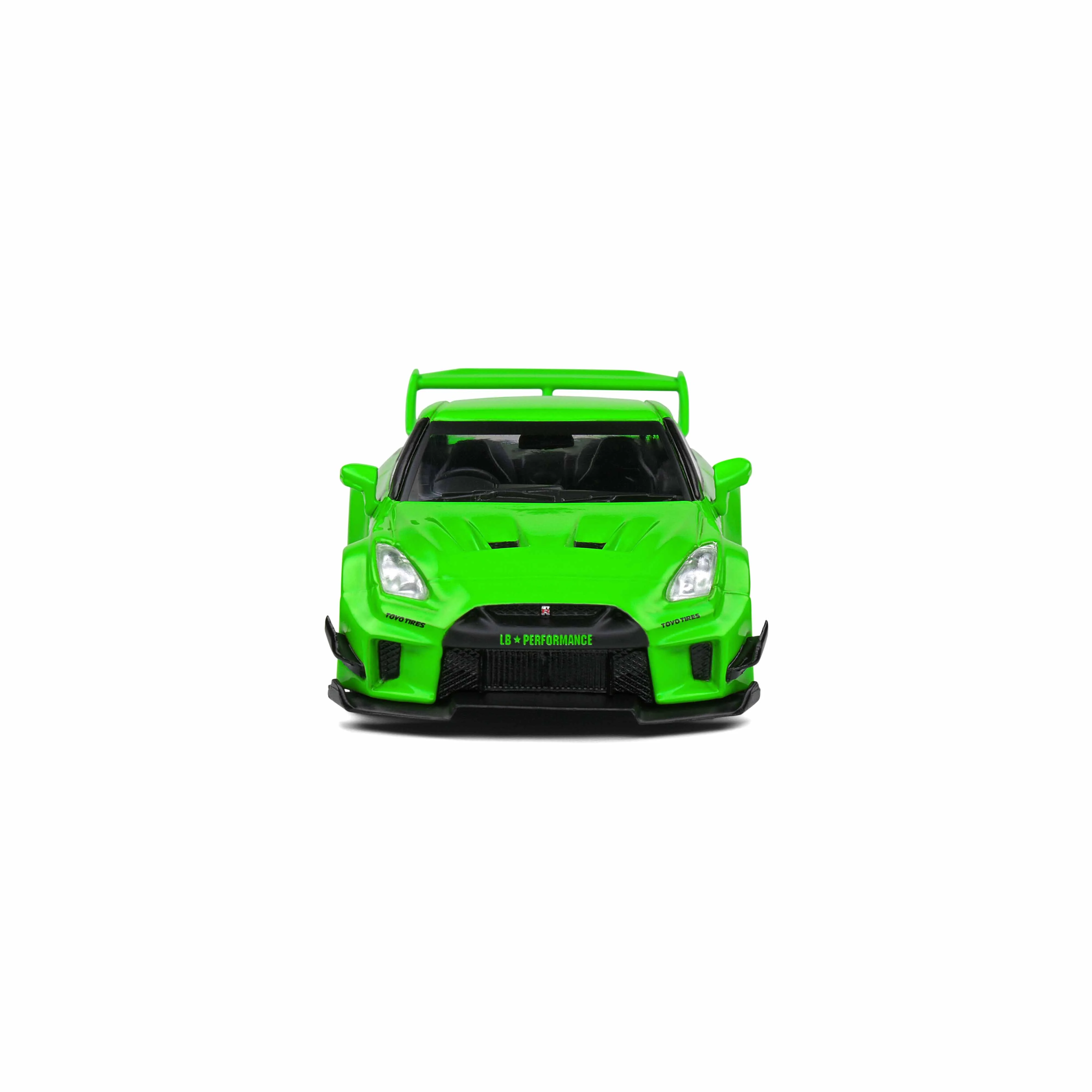 Nissan GT-R35 LBWK Silhouette Vert Acide 2020 1/43 - Image 4