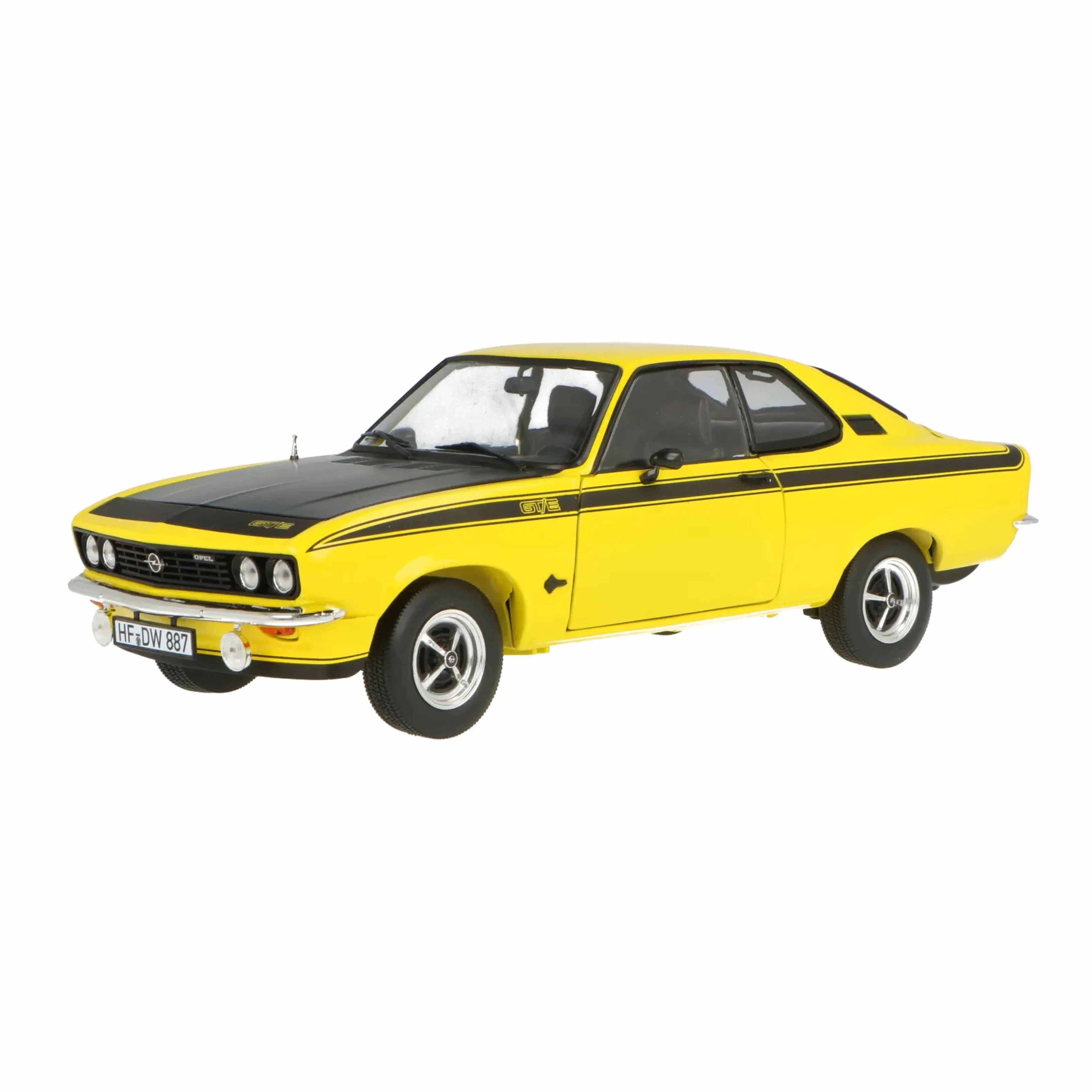 Opel Manta A GT/E 1975 Jaune citron 1/18