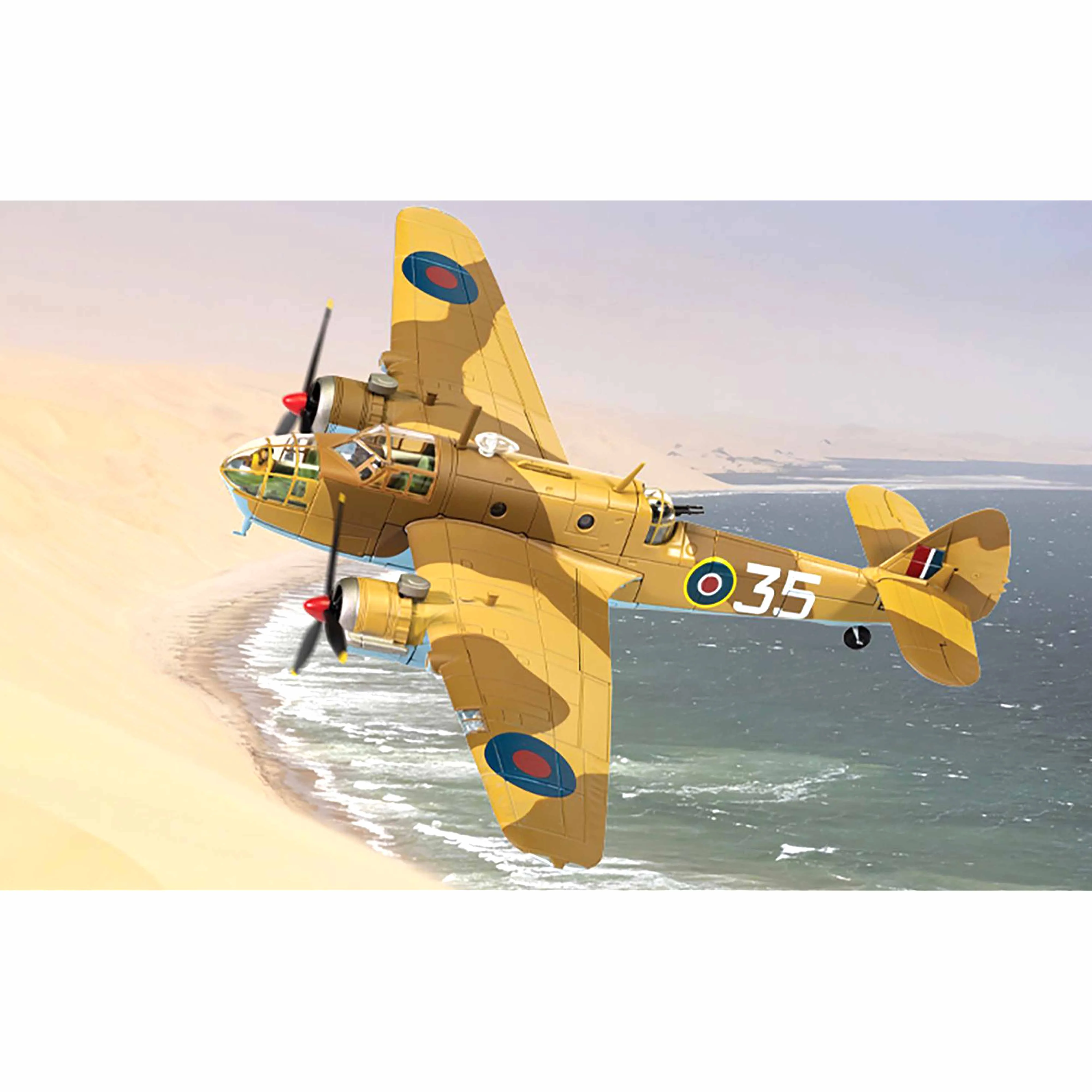 Bristol Beaufort MkIa EK979 '35' RAF Egypte 1944 1/72 - Image 3
