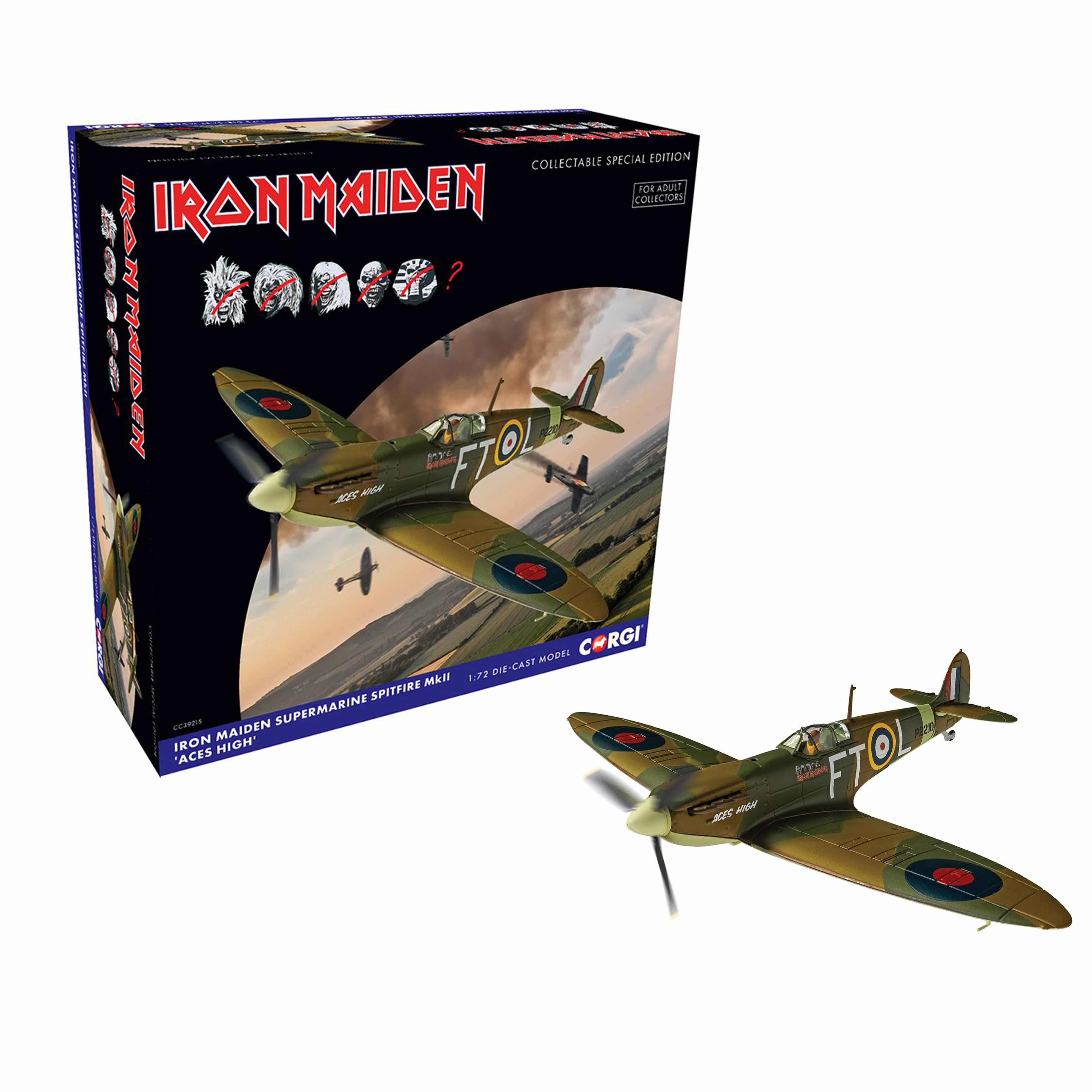 Supermarine Spitfire MKII 'Aces High' décoration Iron Maiden 1/50