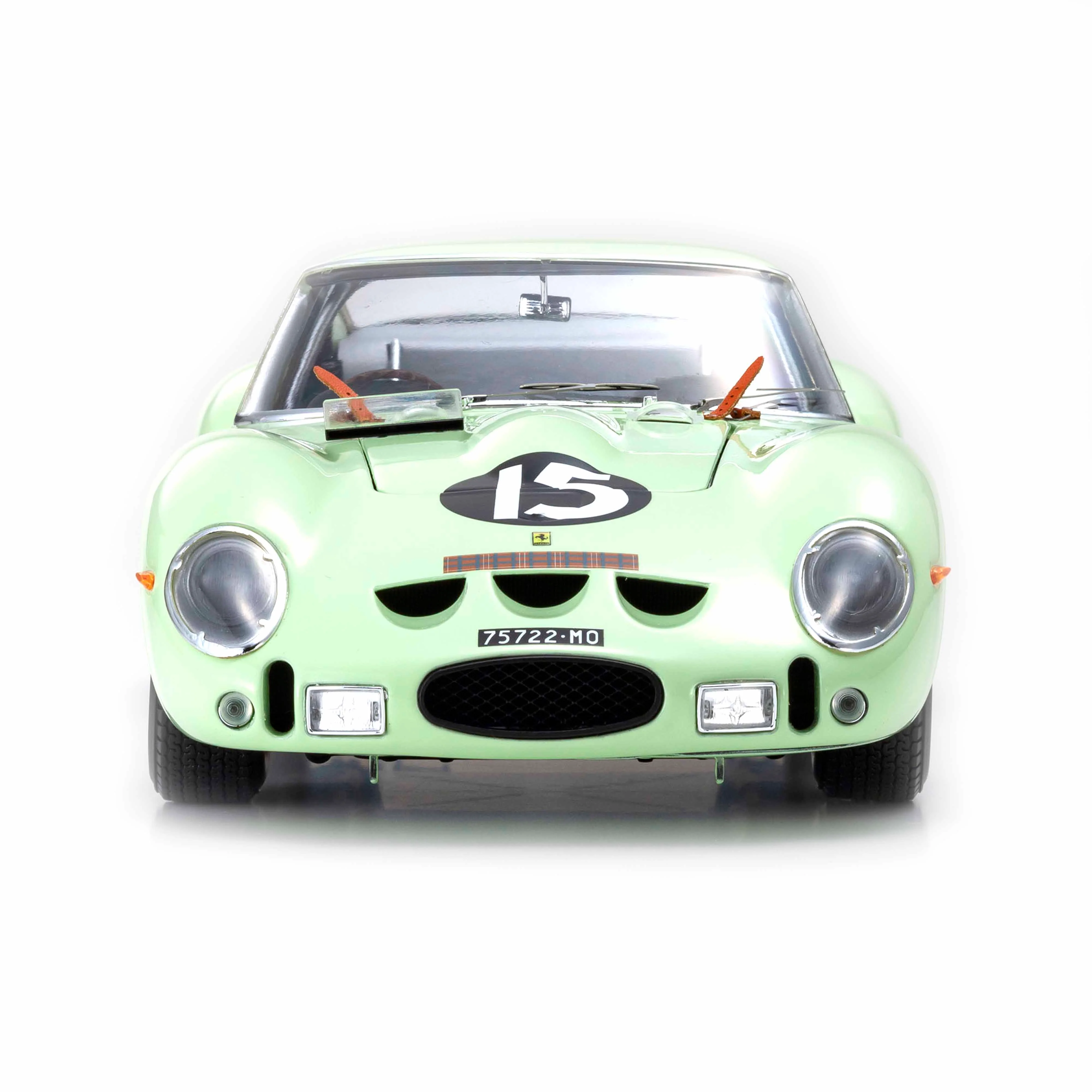 Ferrari 250 GTO 1962 Goodwood Tourist Trophy Vert Clair N°15 1/18 - Image 4