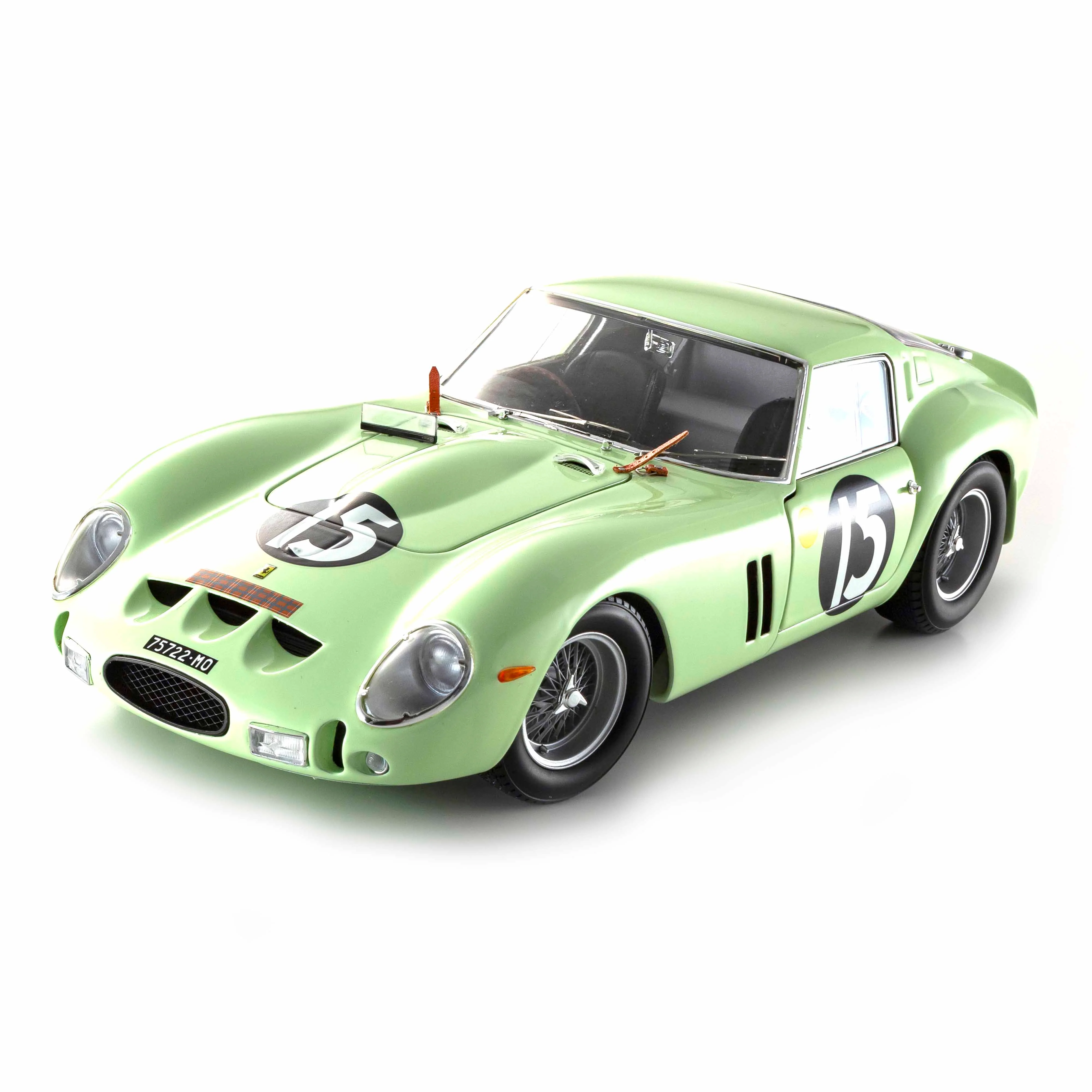 Ferrari 250 GTO 1962 Goodwood Tourist Trophy Vert Clair N°15 1/18 - Image 7