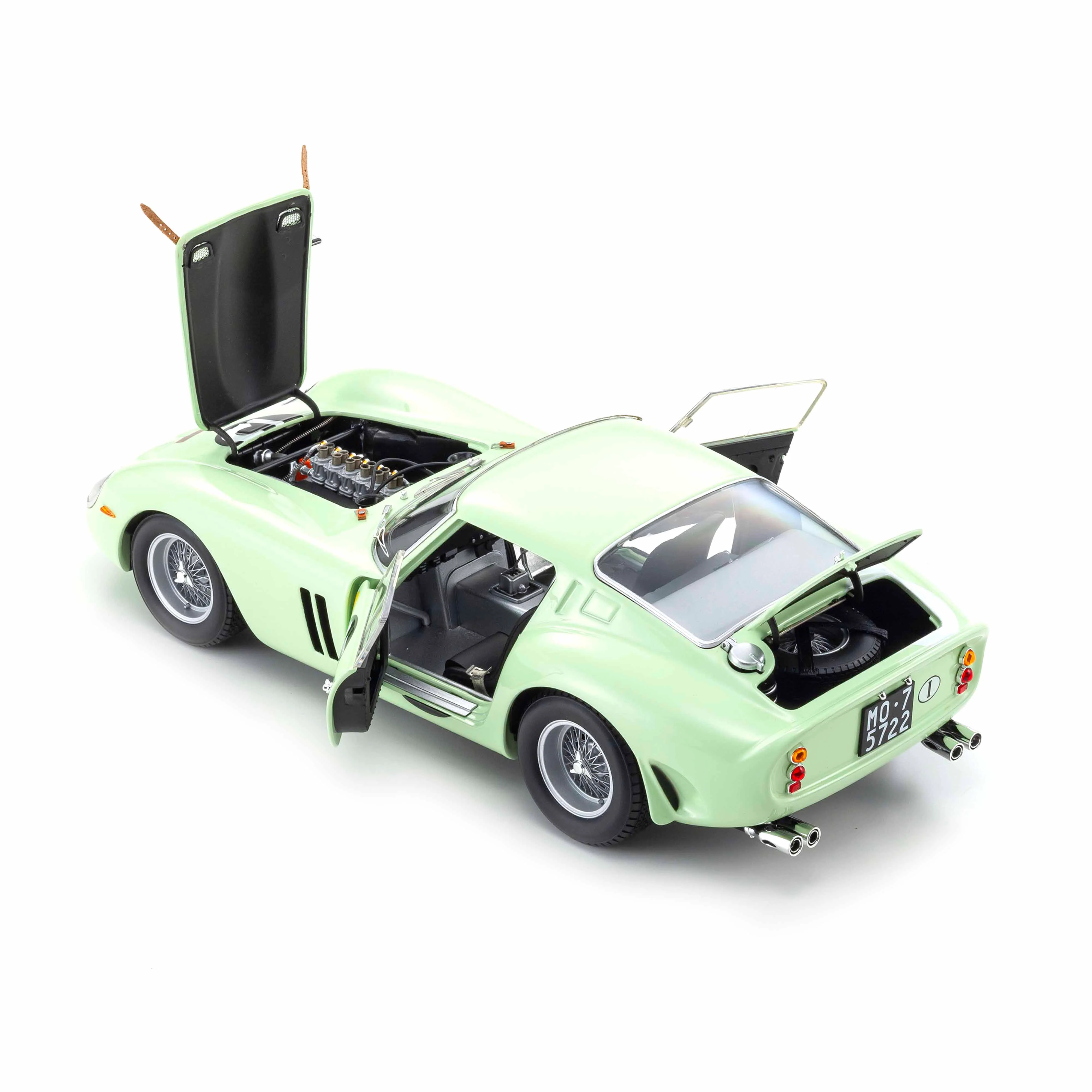 Ferrari 250 GTO 1962 Goodwood Tourist Trophy Vert Clair N°15 1/18 - Image 8