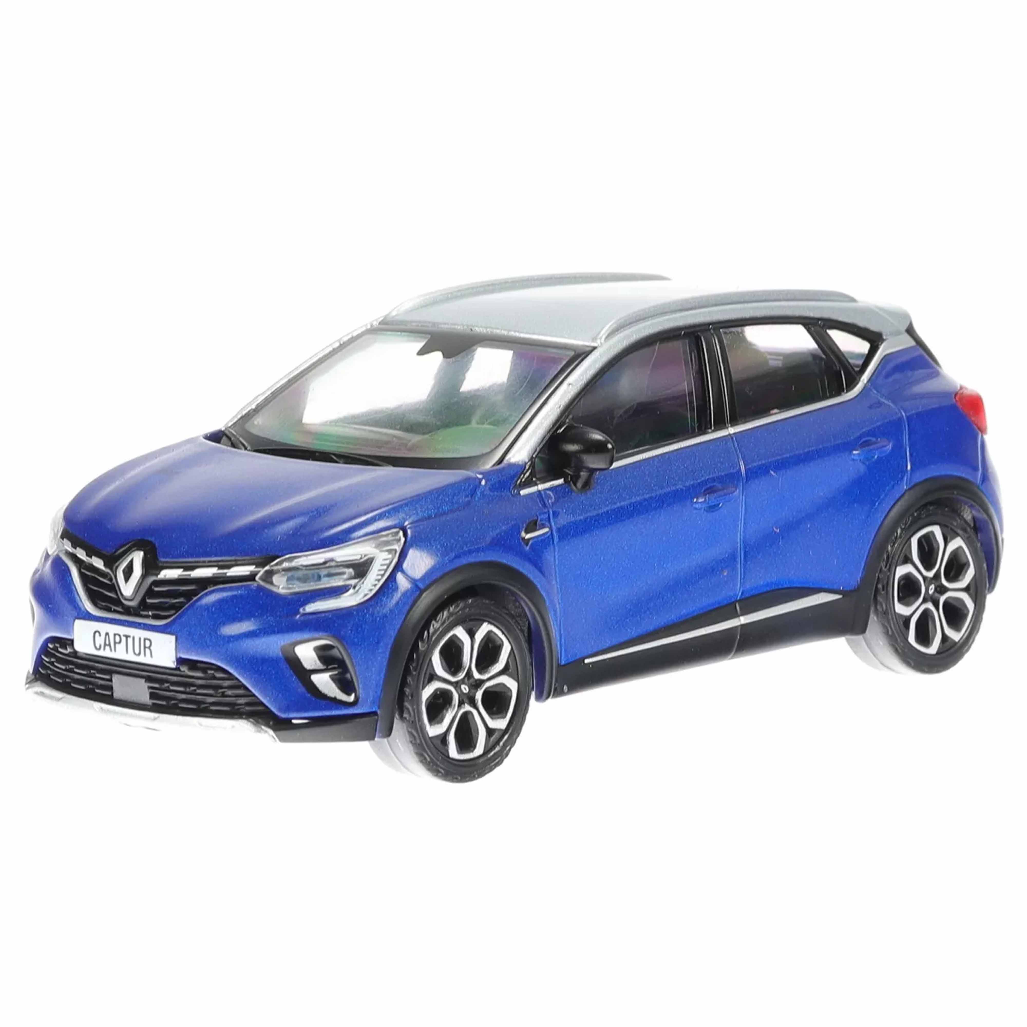 Renault Captur Bleu avec toit argenté 1/43