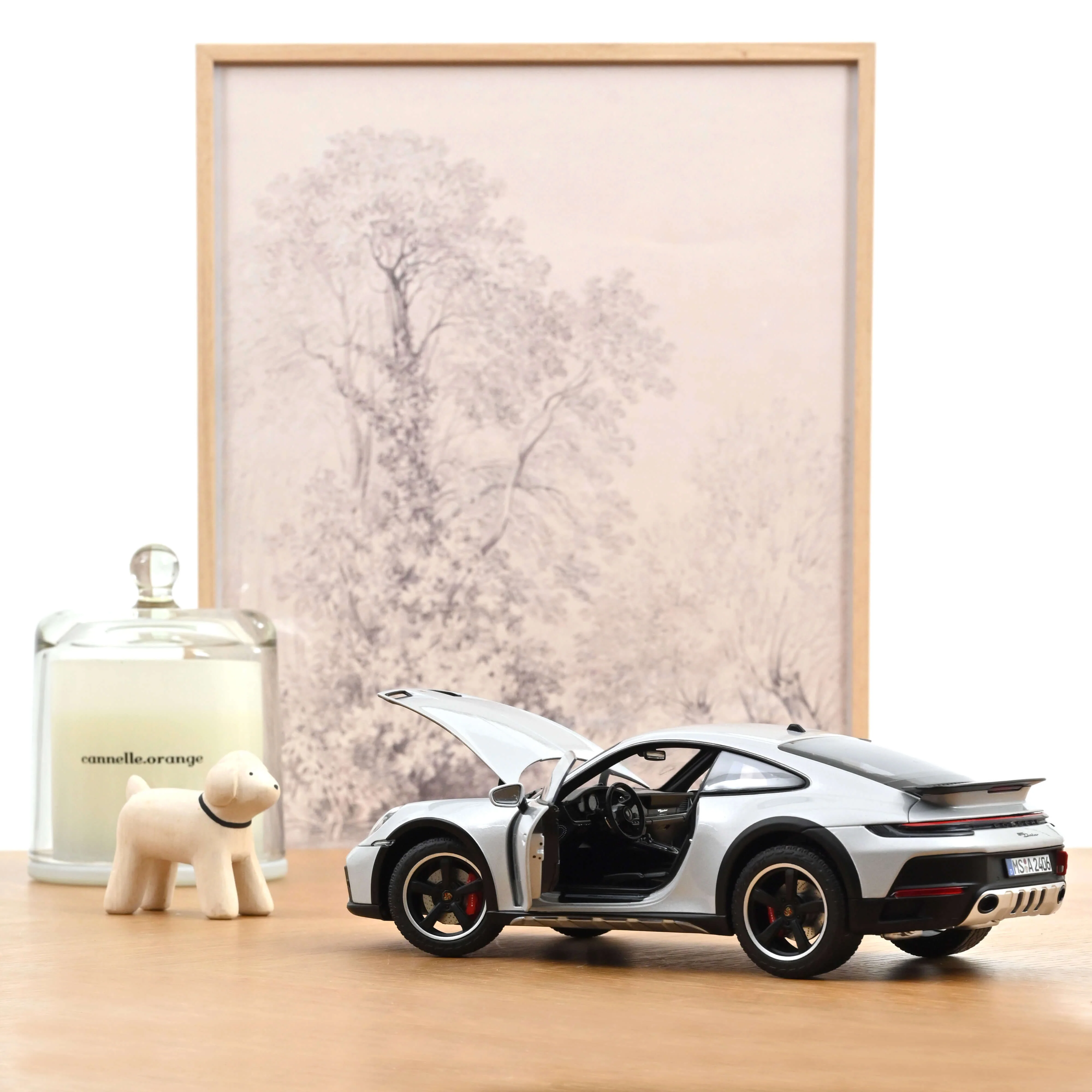Porsche 911 Dakar 2023 Gris Glace métallisé 1/18 - Image 3