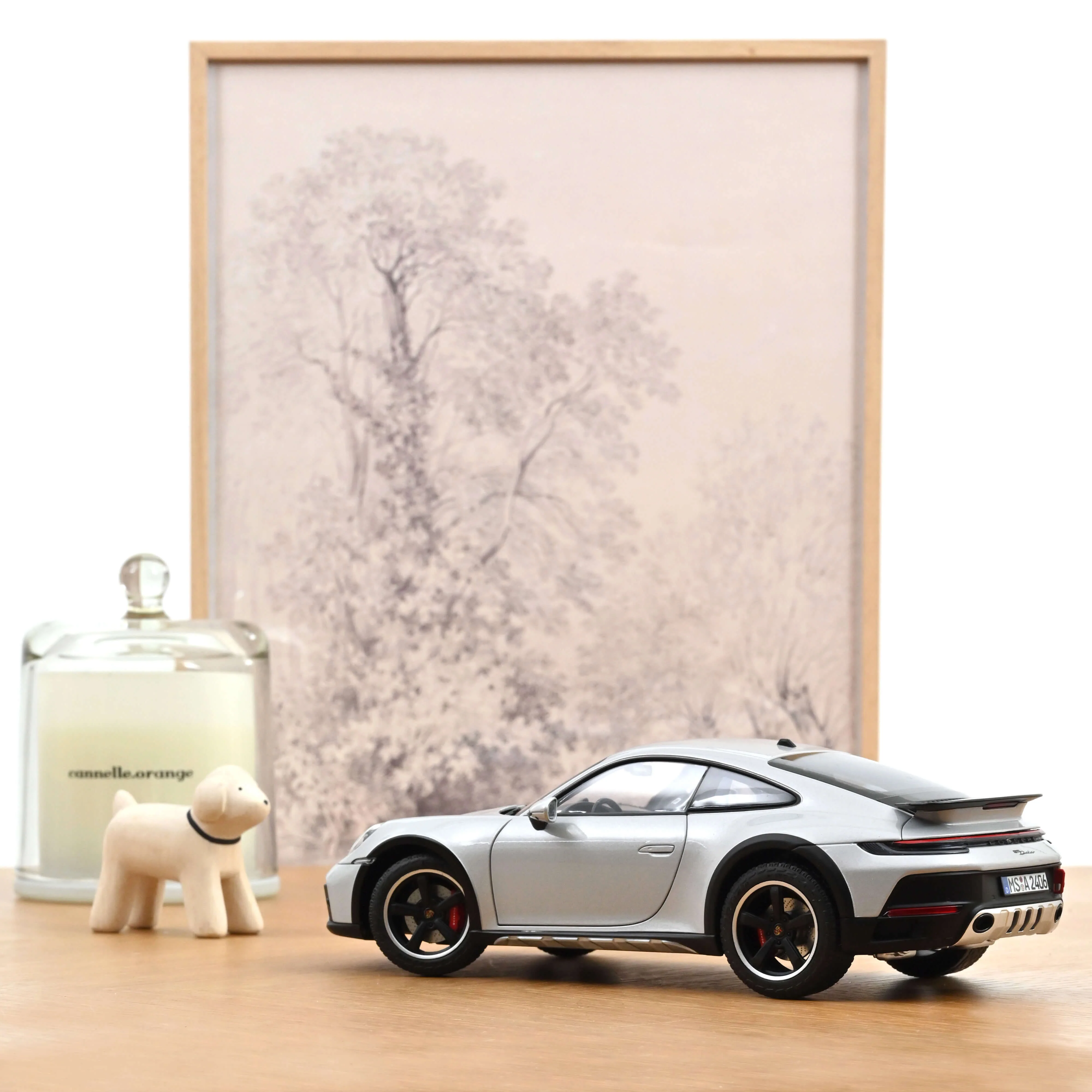 Porsche 911 Dakar 2023 Gris Glace métallisé 1/18 - Image 4