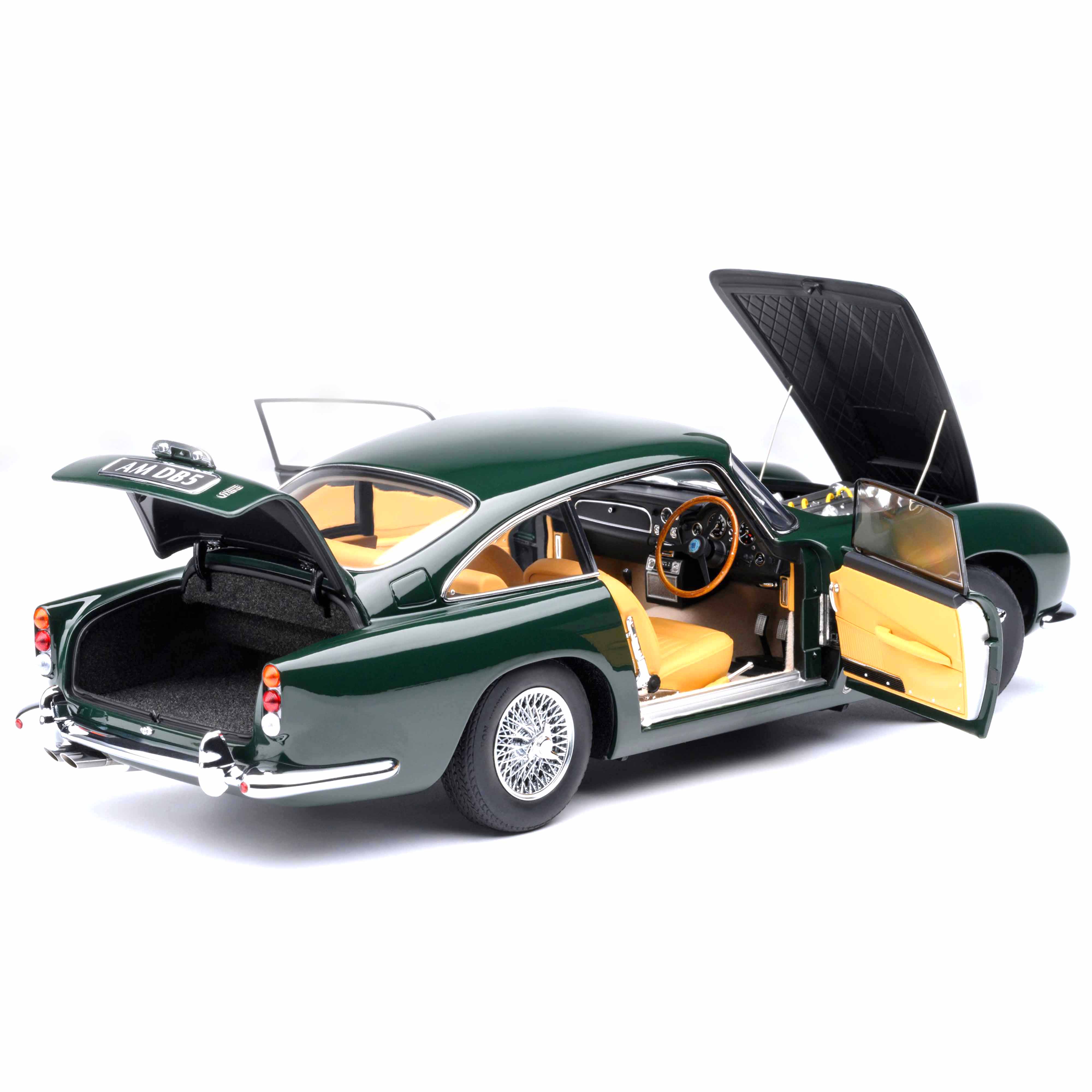 Aston Martin DB5 Vert de course britannique 1/18 - Image 13