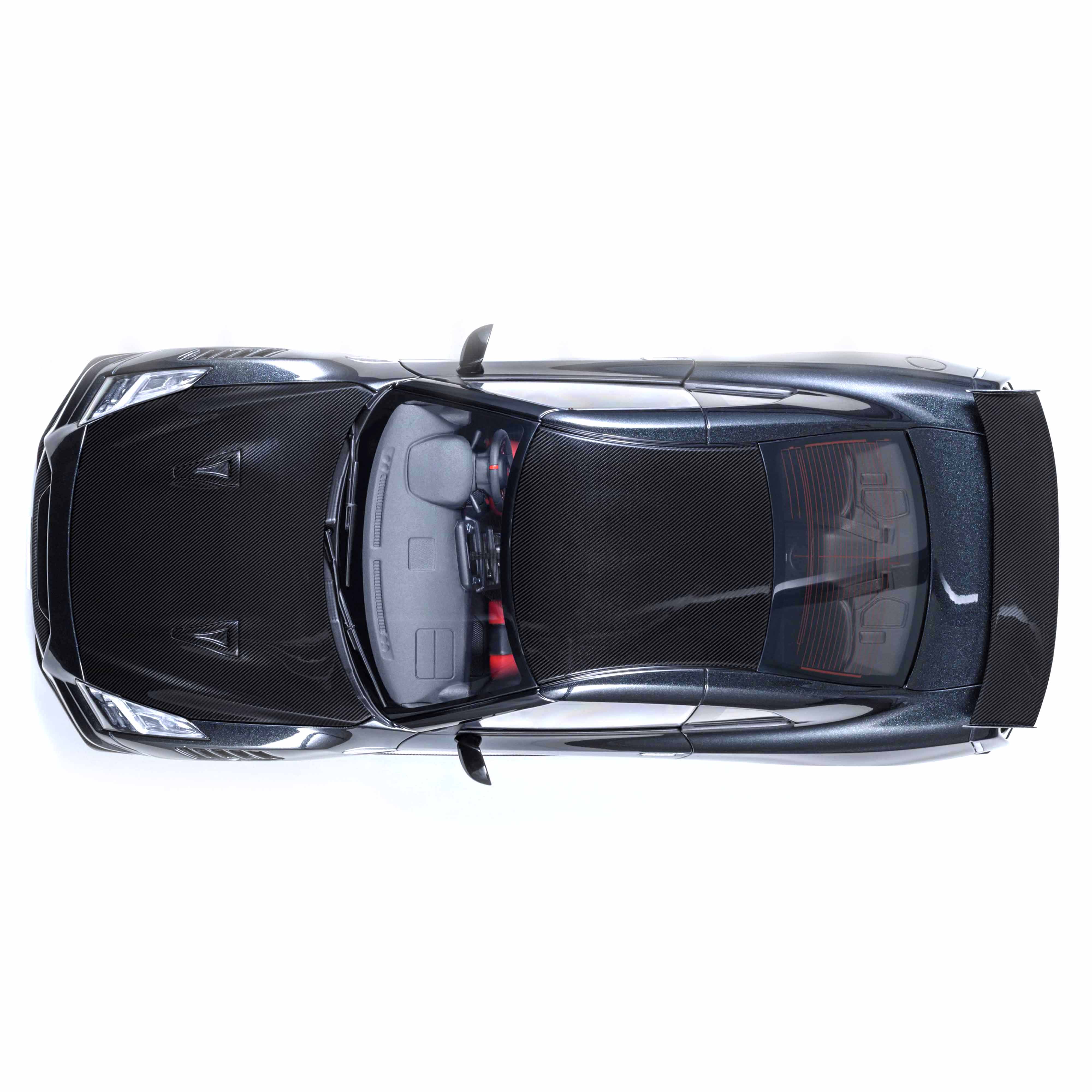 Nissan GT-R (R35) NISMO 2022 Edition Meteor Flake Noir Perlé 1/18 - Image 6