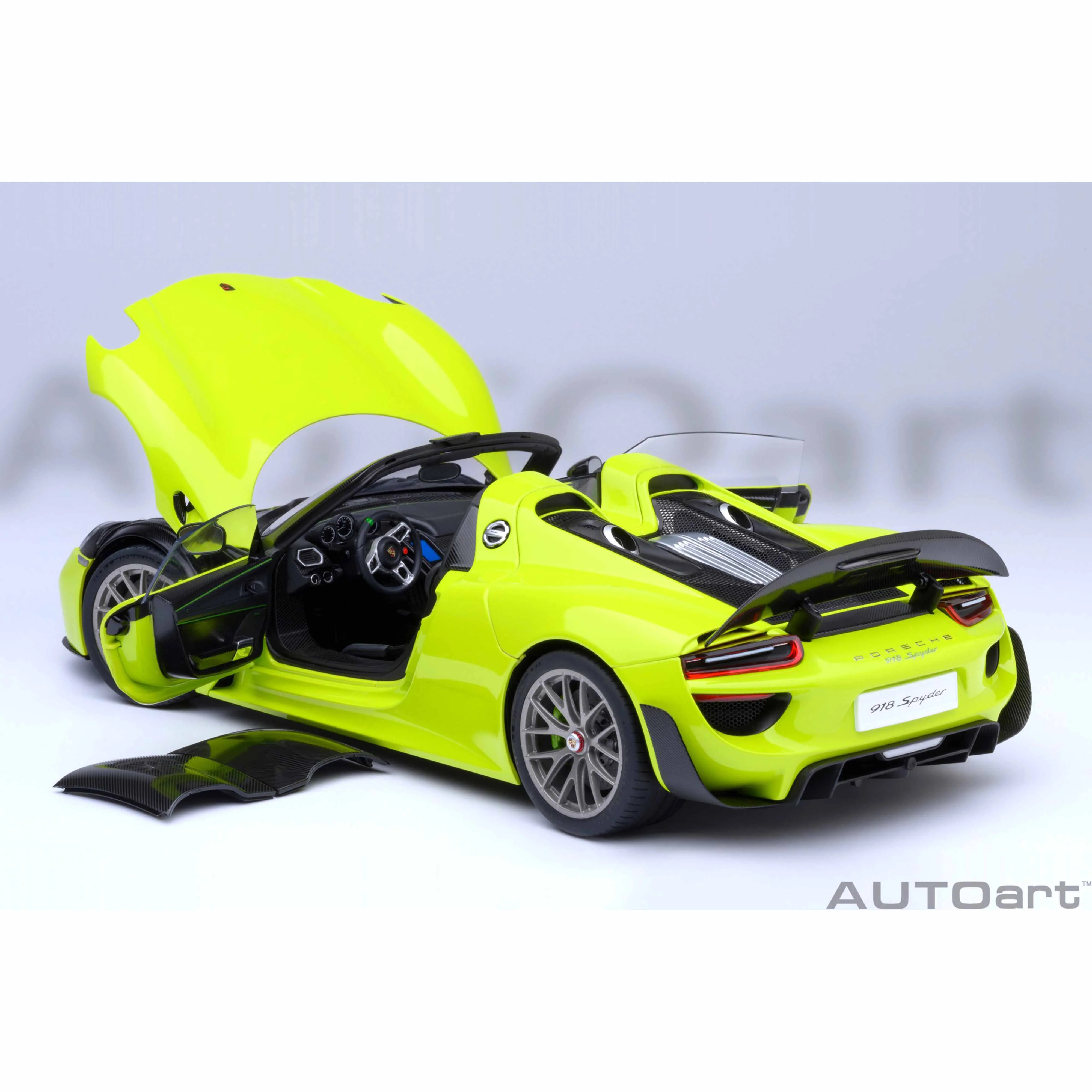 Porsche 918 Spyder Pack Weissach Vert Acide 1/18 - Image 17