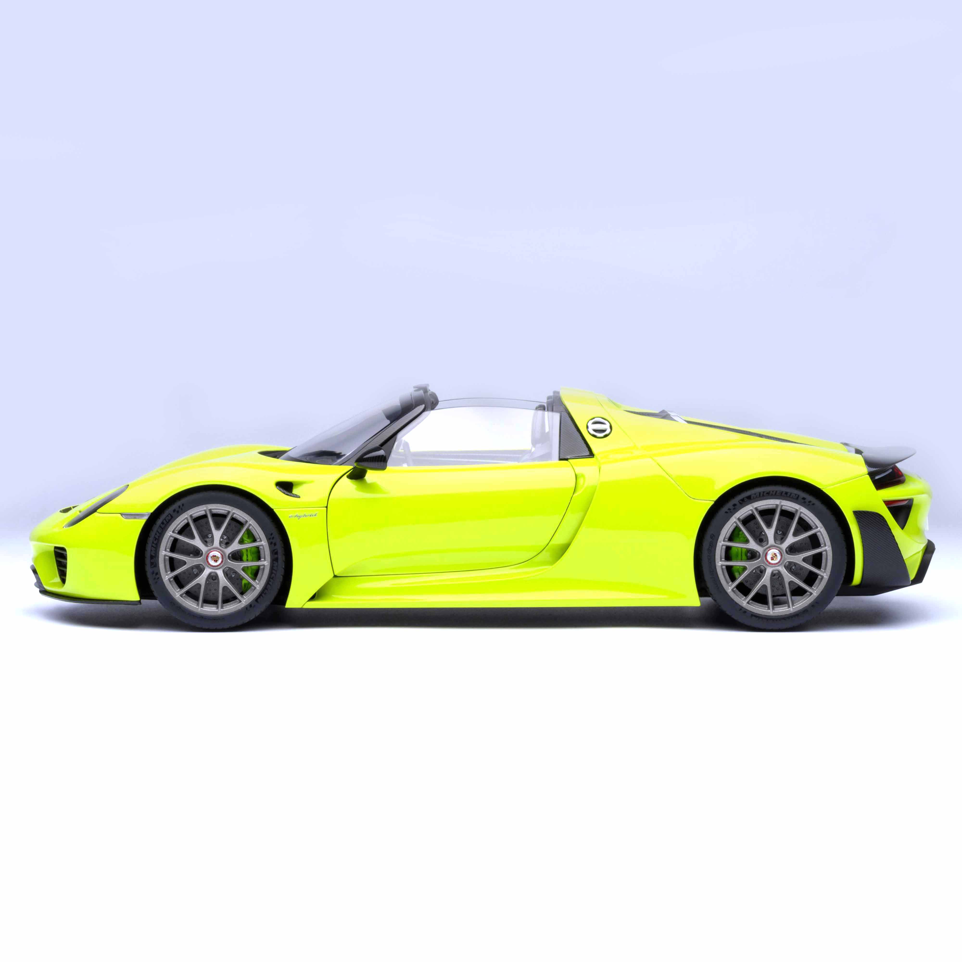 Porsche 918 Spyder Pack Weissach Vert Acide 1/18 - Image 3