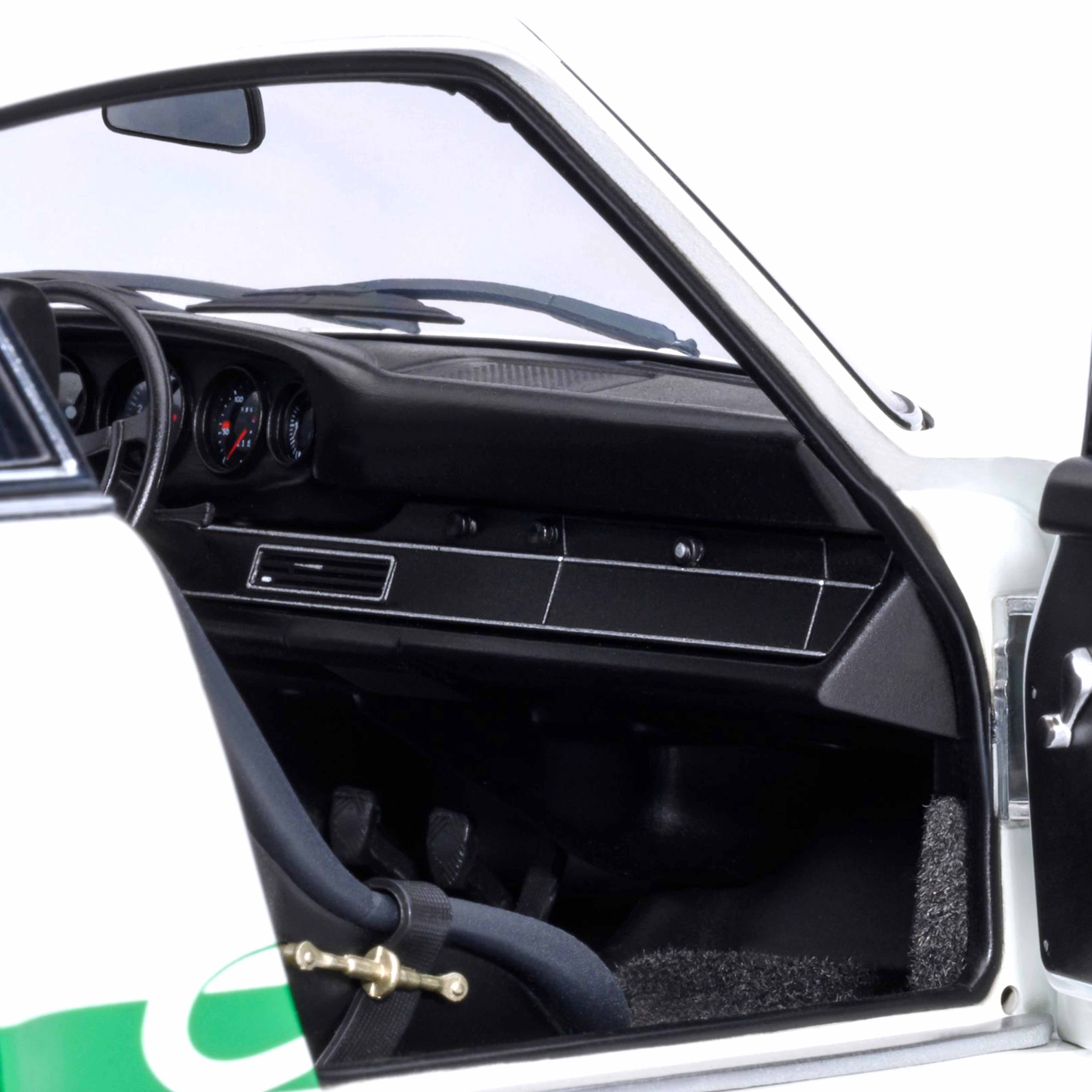 Porsche 911 Carrera 2.7 RS (Grand Prix blanc avec bandes vertes) 1/18 - Image 10
