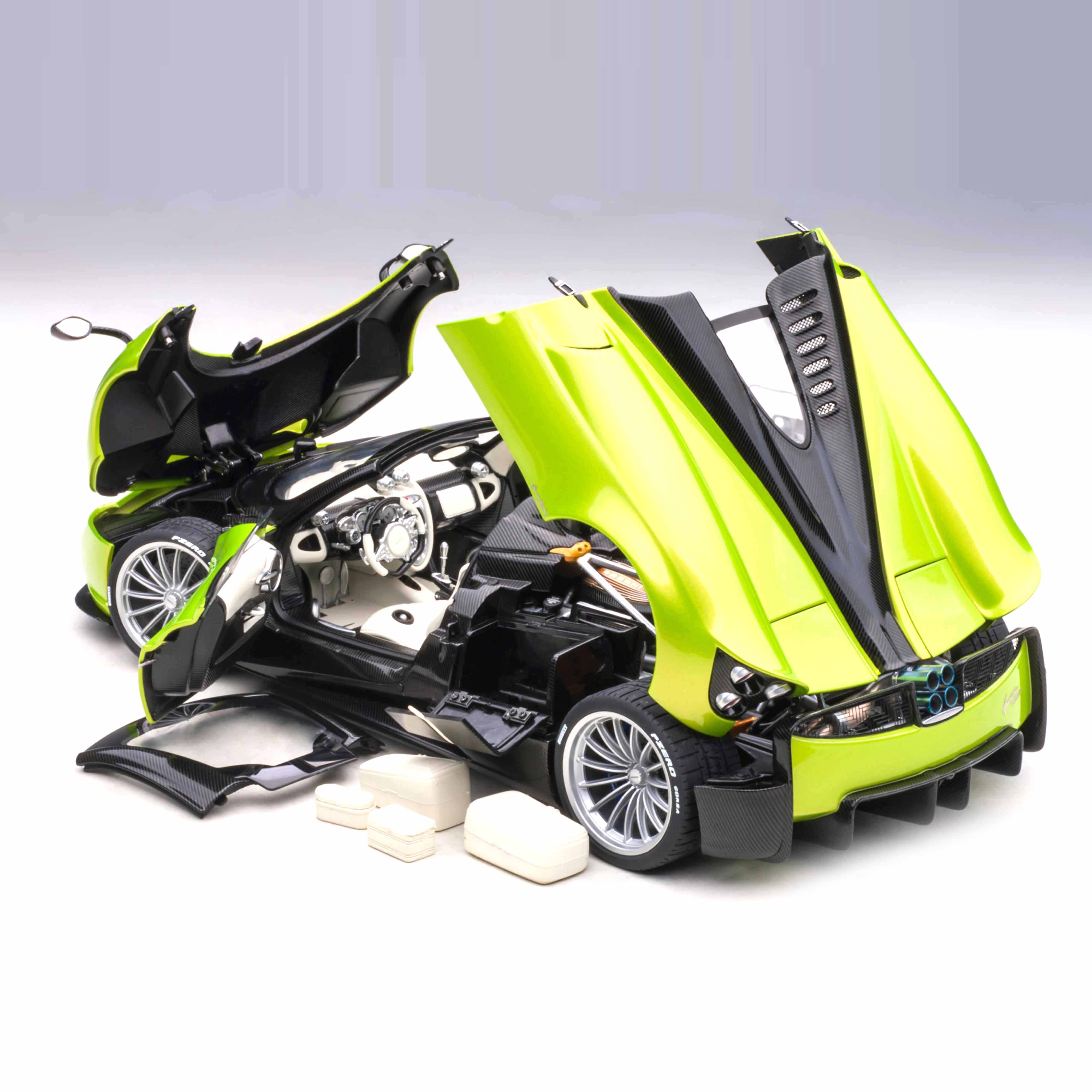 Pagani Huayra Roadster Verde Firenze 1/18 - Image 22