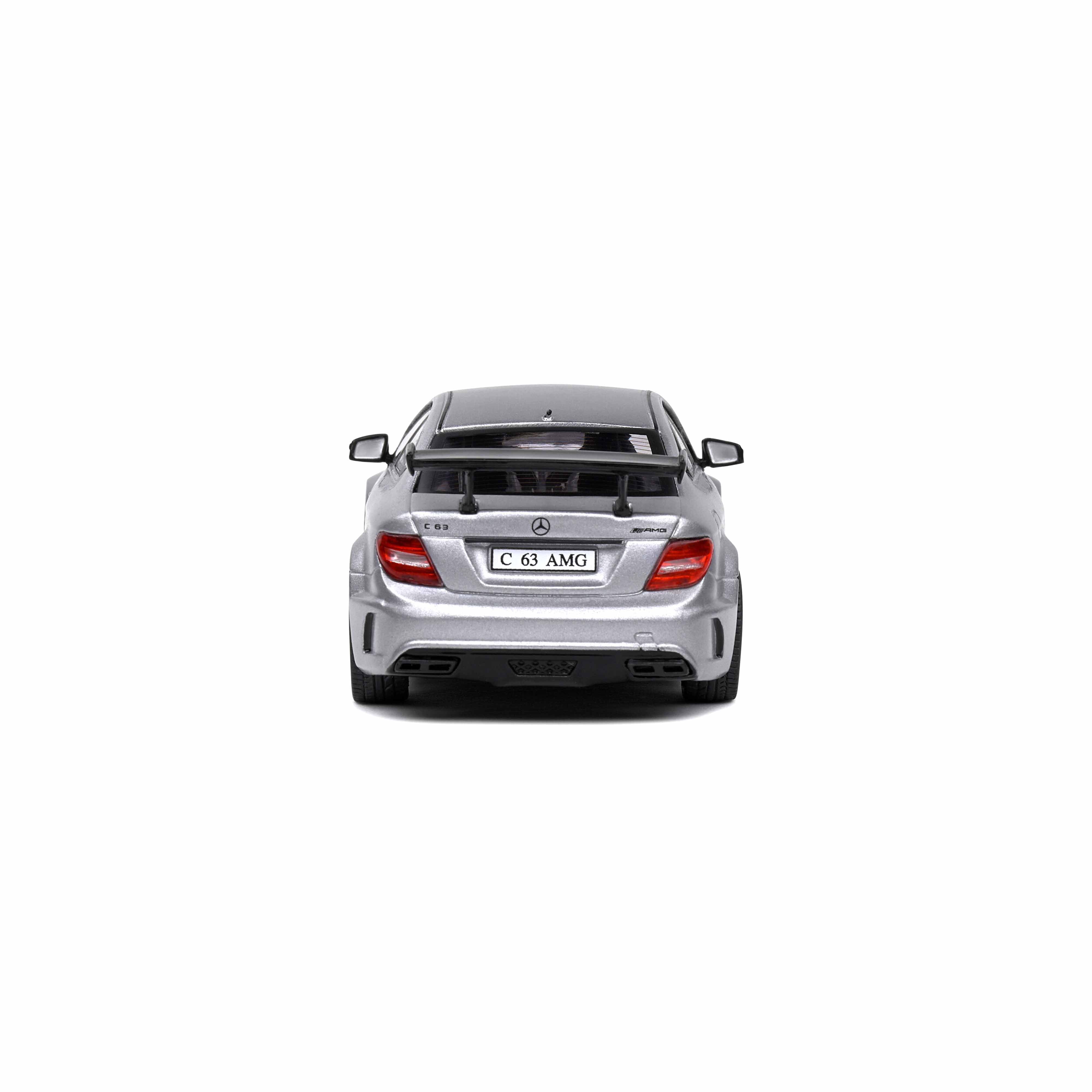 Mercedes C63 AMG Black Series Gris Métallique Mat 2011 1/43 - Image 3
