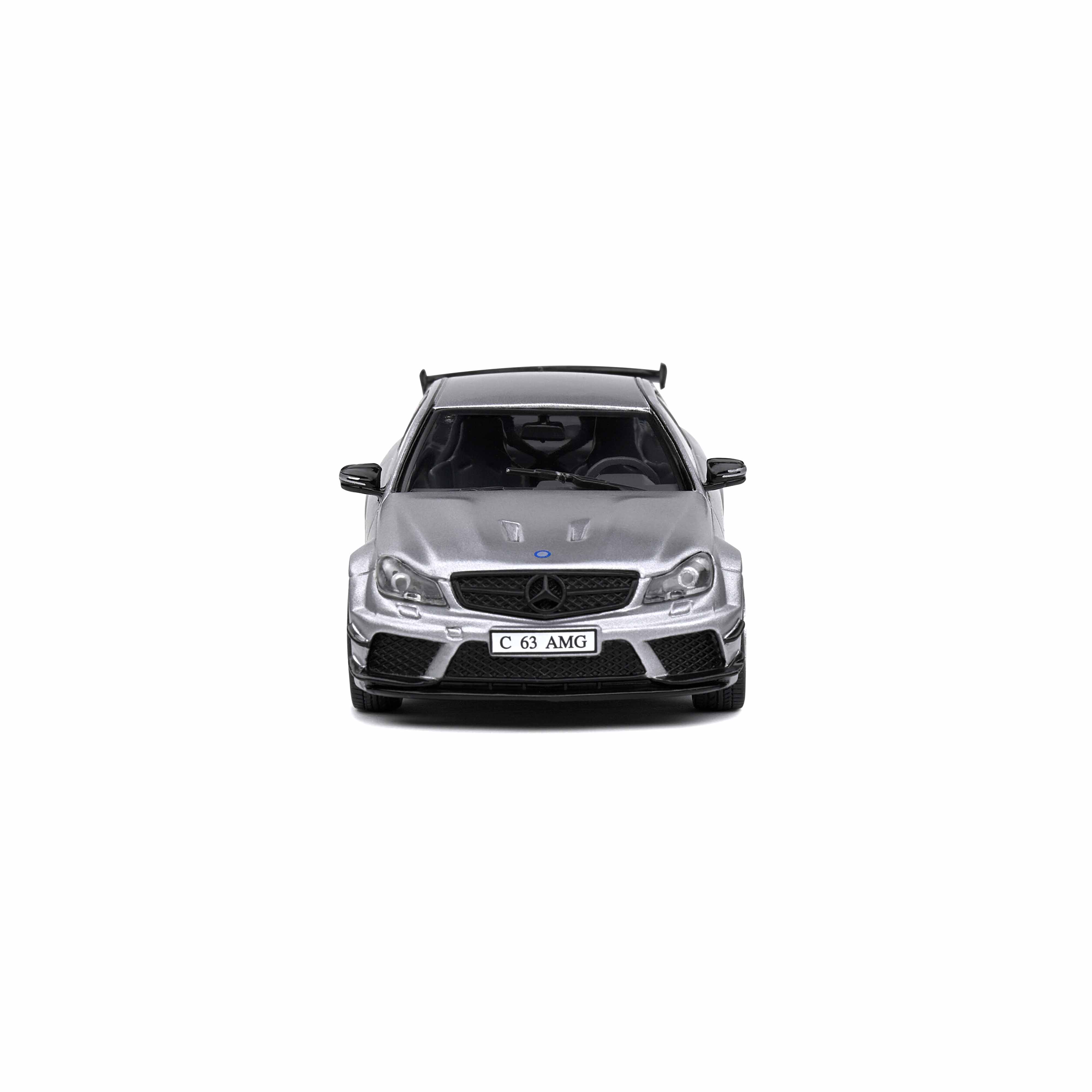 Mercedes C63 AMG Black Series Gris Métallique Mat 2011 1/43 - Image 4
