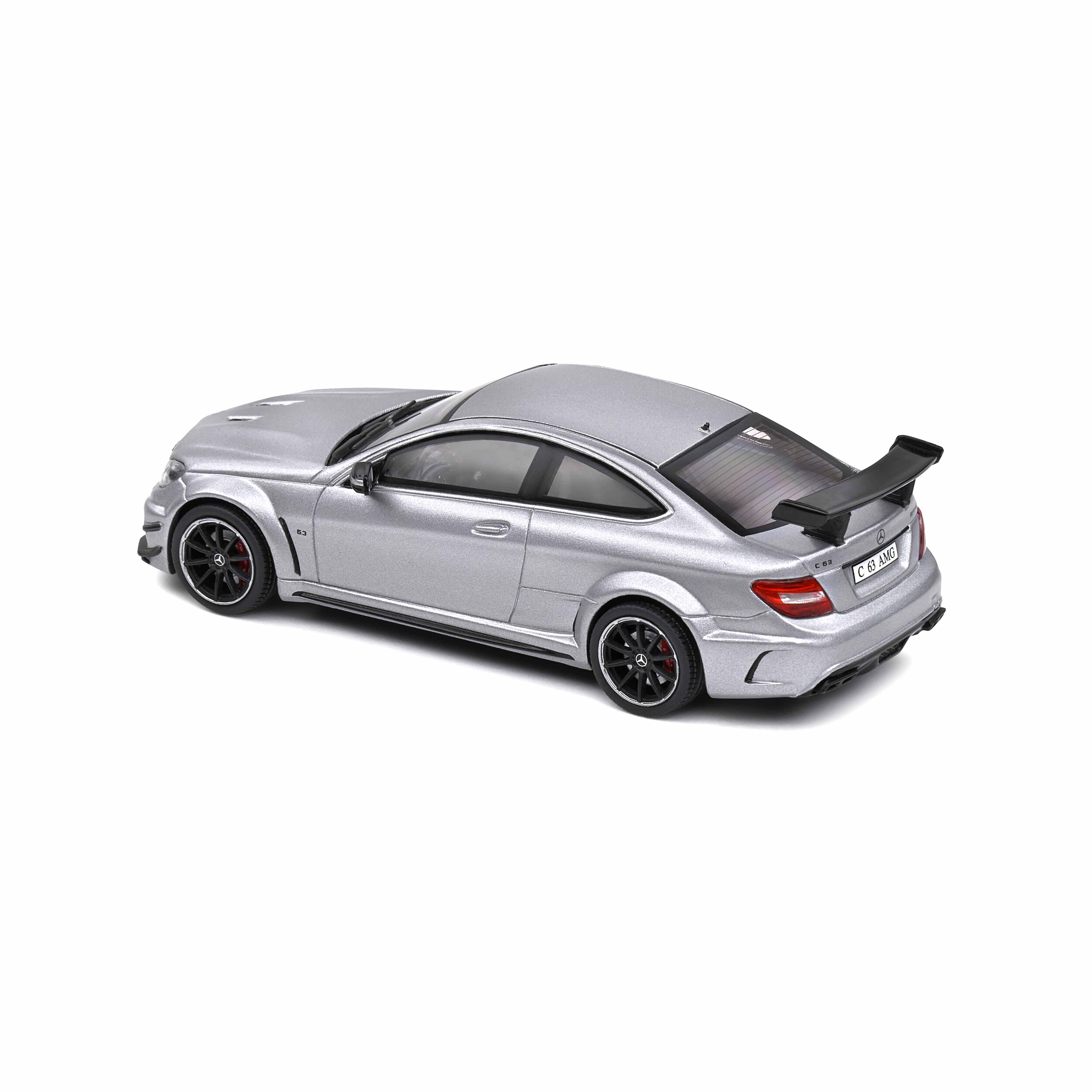 Mercedes C63 AMG Black Series Gris Métallique Mat 2011 1/43 - Image 5