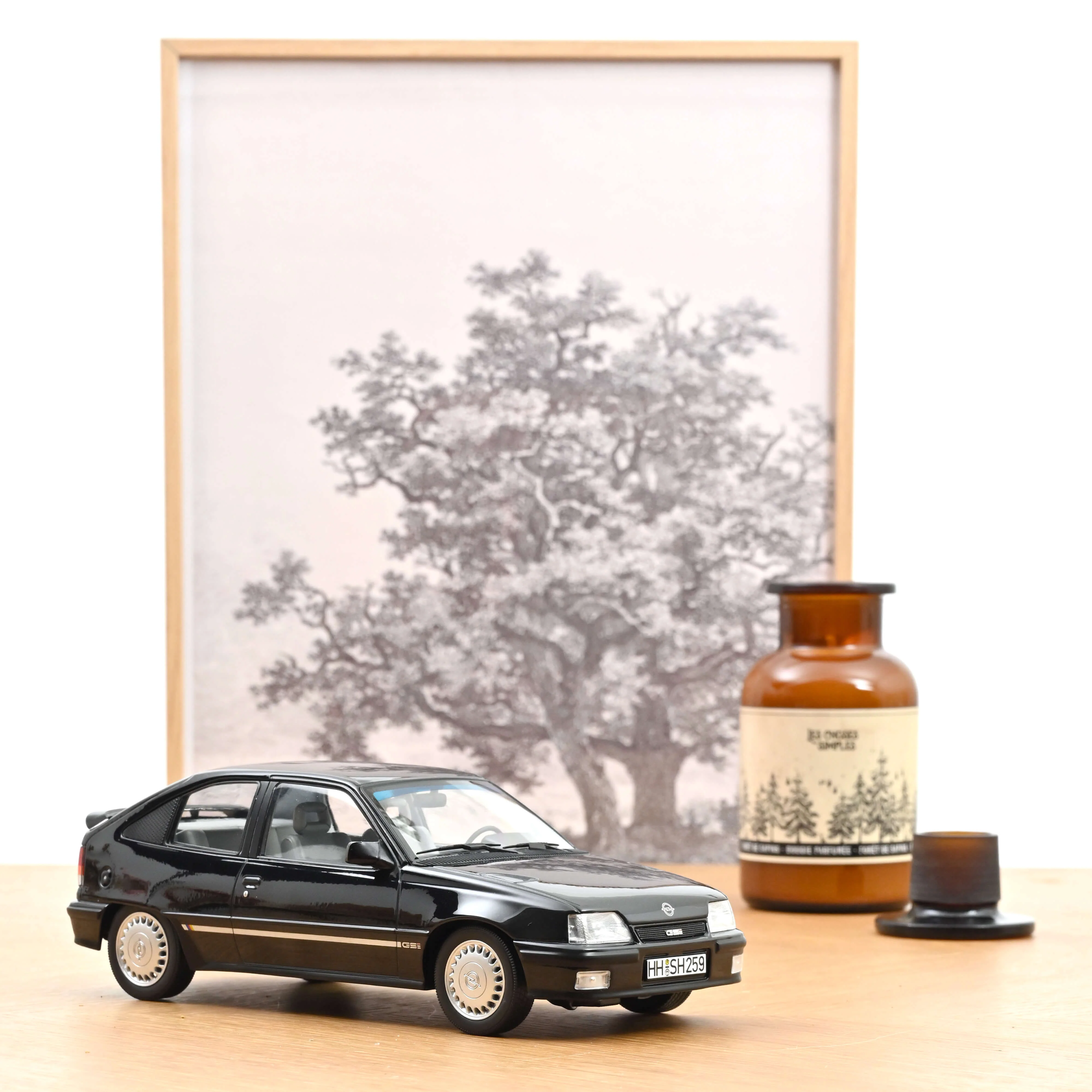 Opel Kadett GSi 1991 Noir métallisé Helmut Schmidt 1/18
