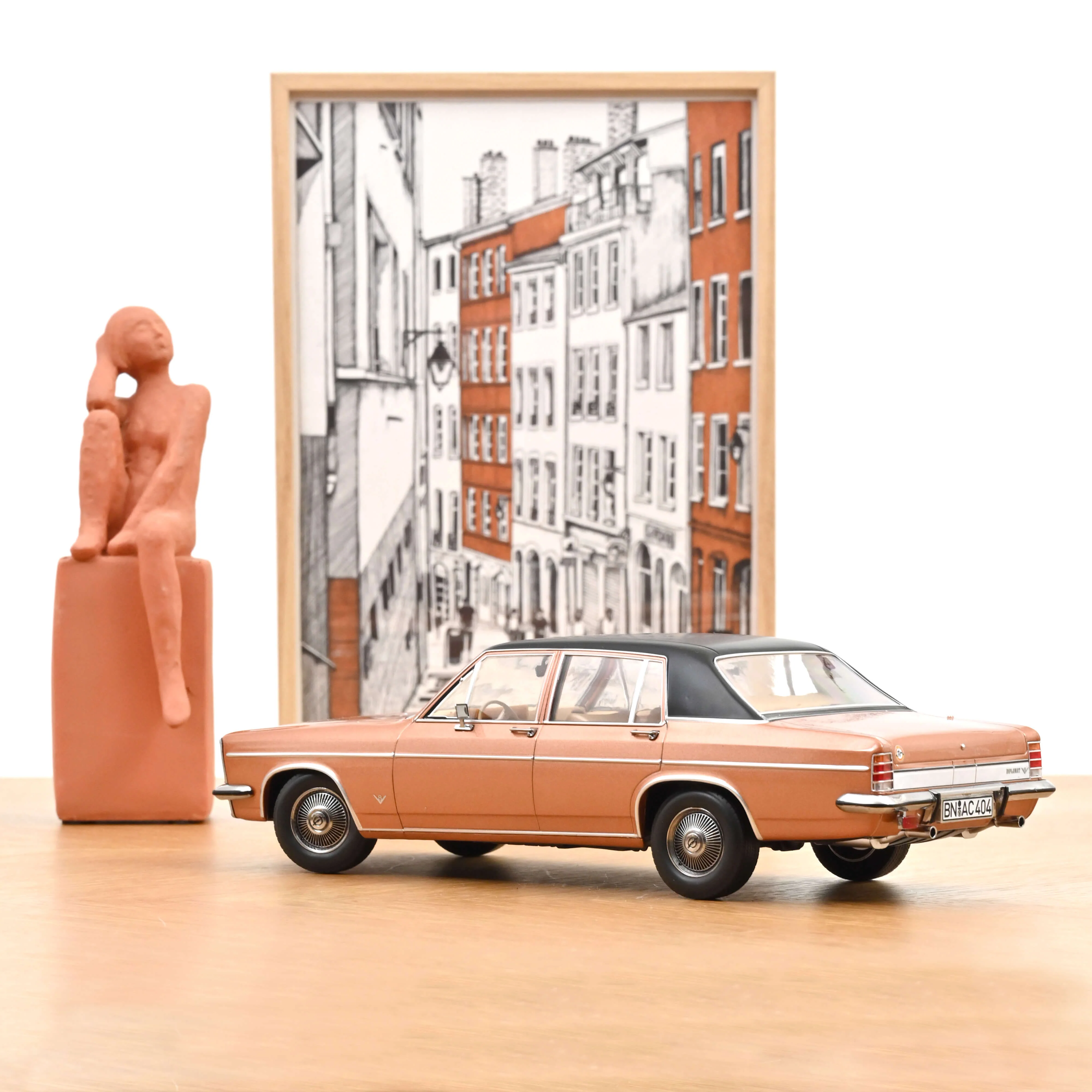 Opel Diplomat V8 1969 Rouge Cuivre 1/18 - Image 2