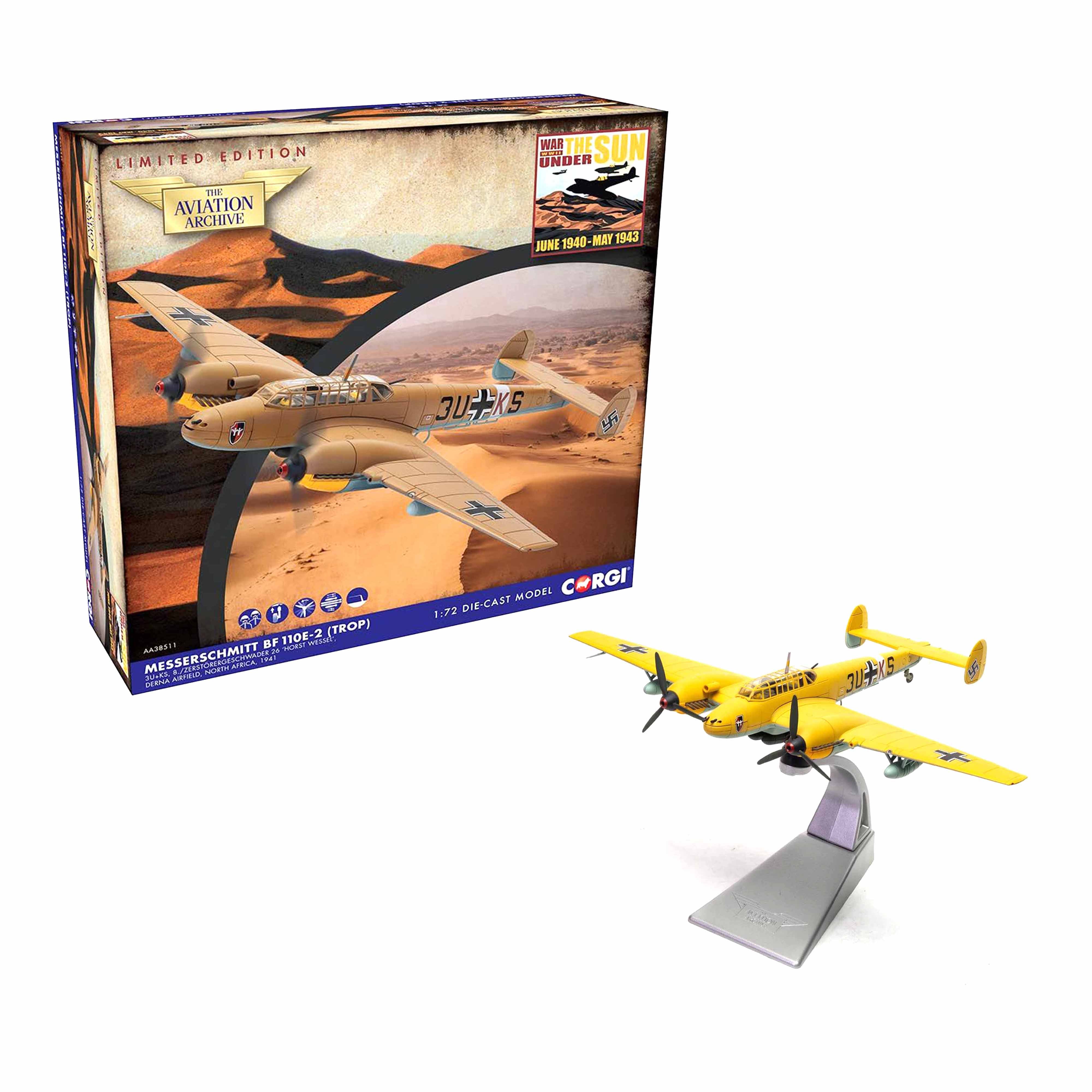 Messerschmitt Bf 110E-2 Derna Afrique du Nord 1942 1/72