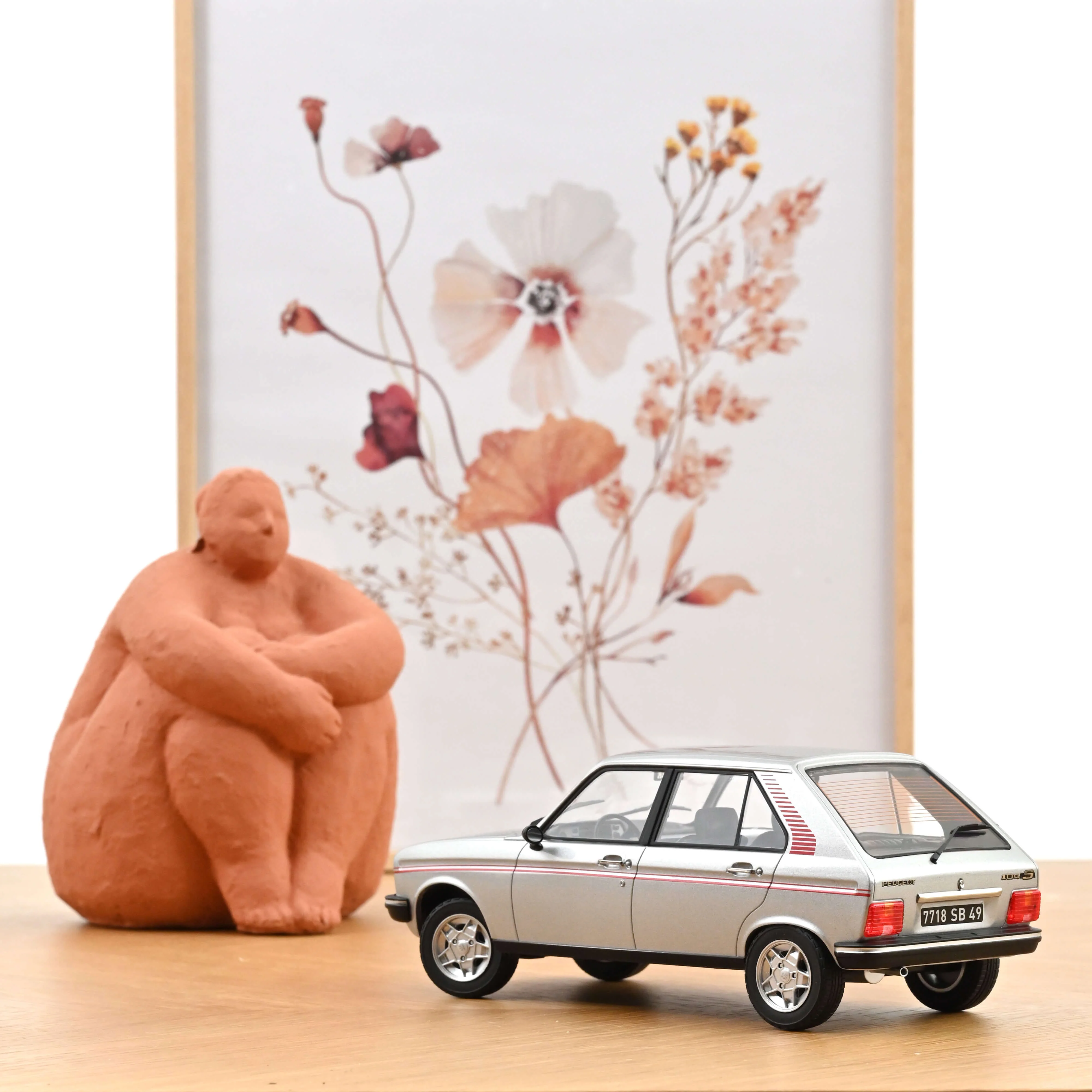 Peugeot 104 S 1981 Gris 1/18 - 104pcs - Image 2