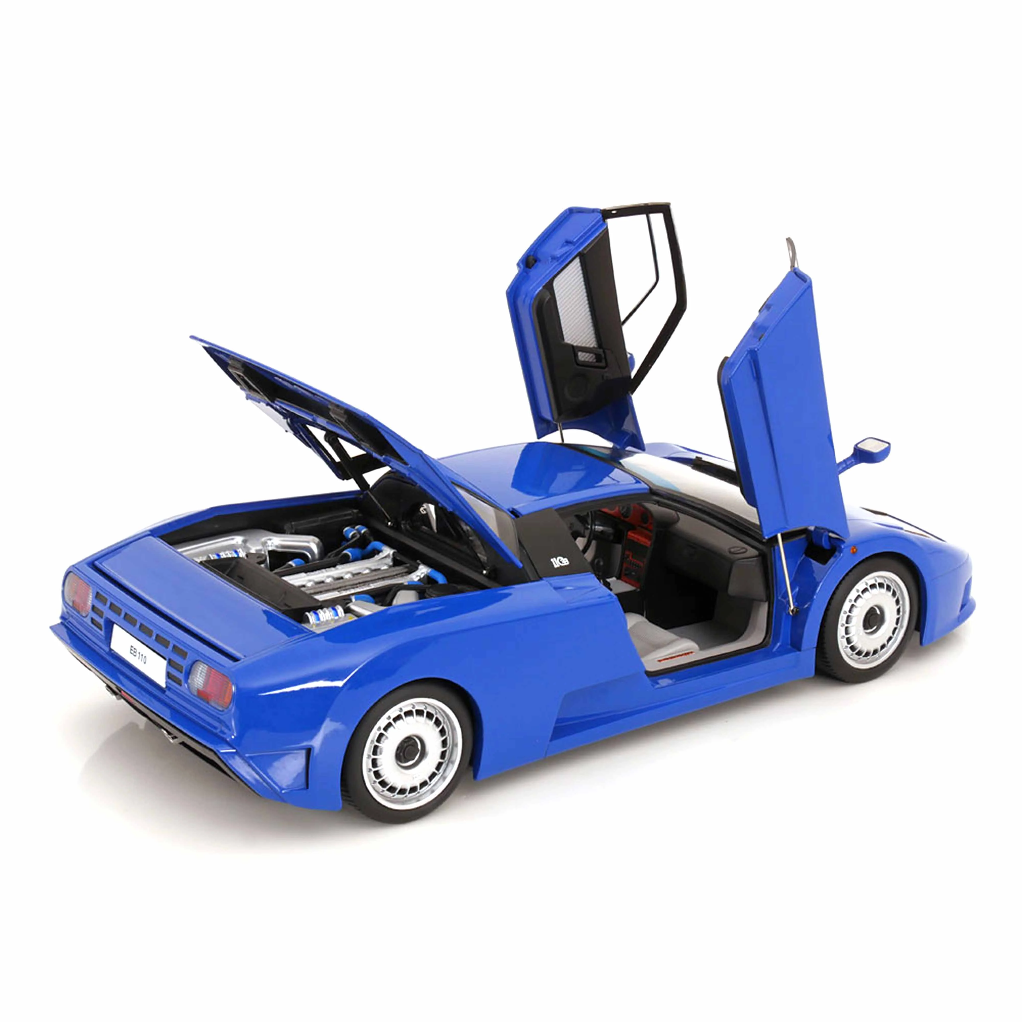 Bugatti EB110 1991 Bleu 1/12 - Image 4