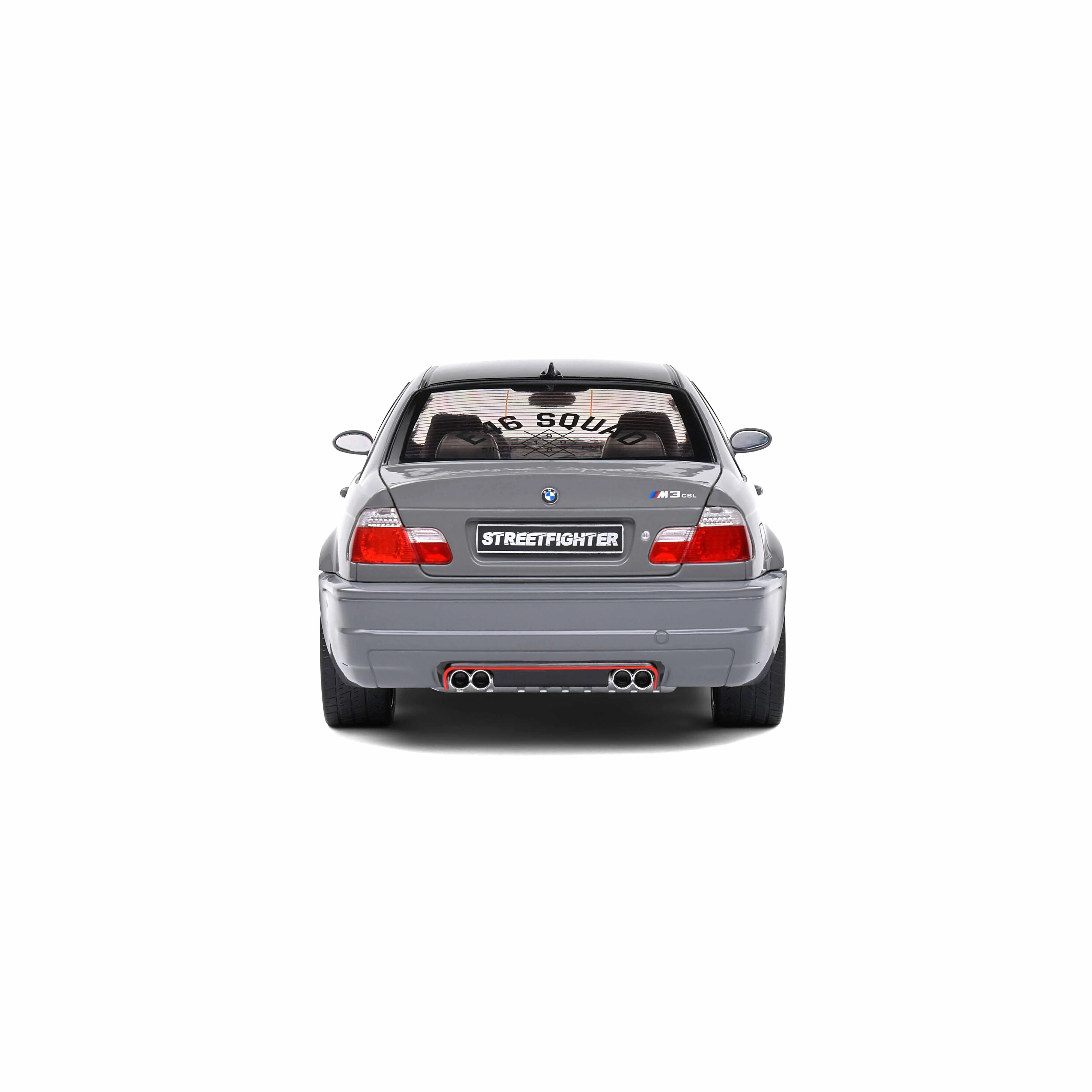 BMW E46 M3 Coupé Streetfighters Nardo Gris 2000 1/18 - Image 3