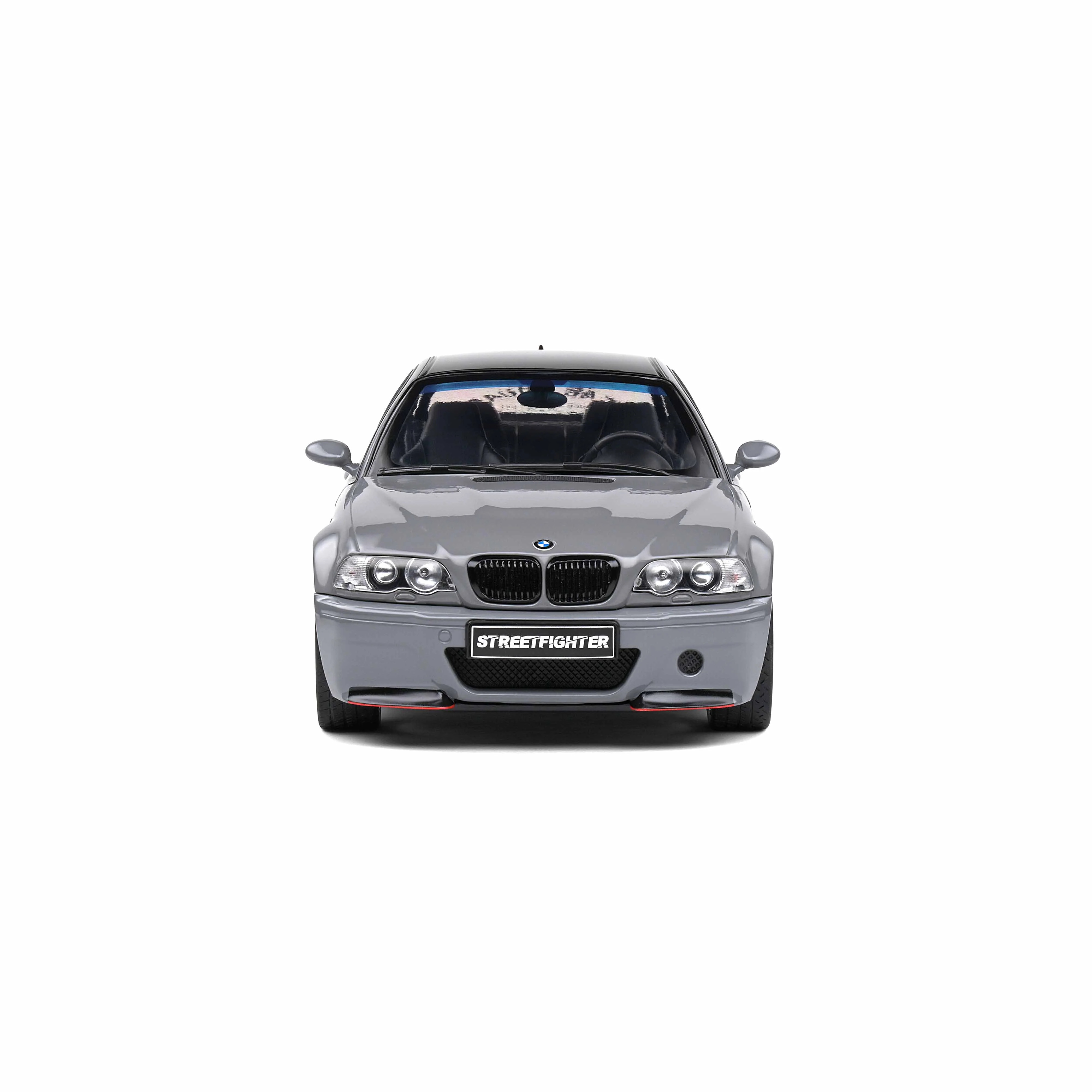 BMW E46 M3 Coupé Streetfighters Nardo Gris 2000 1/18 - Image 4