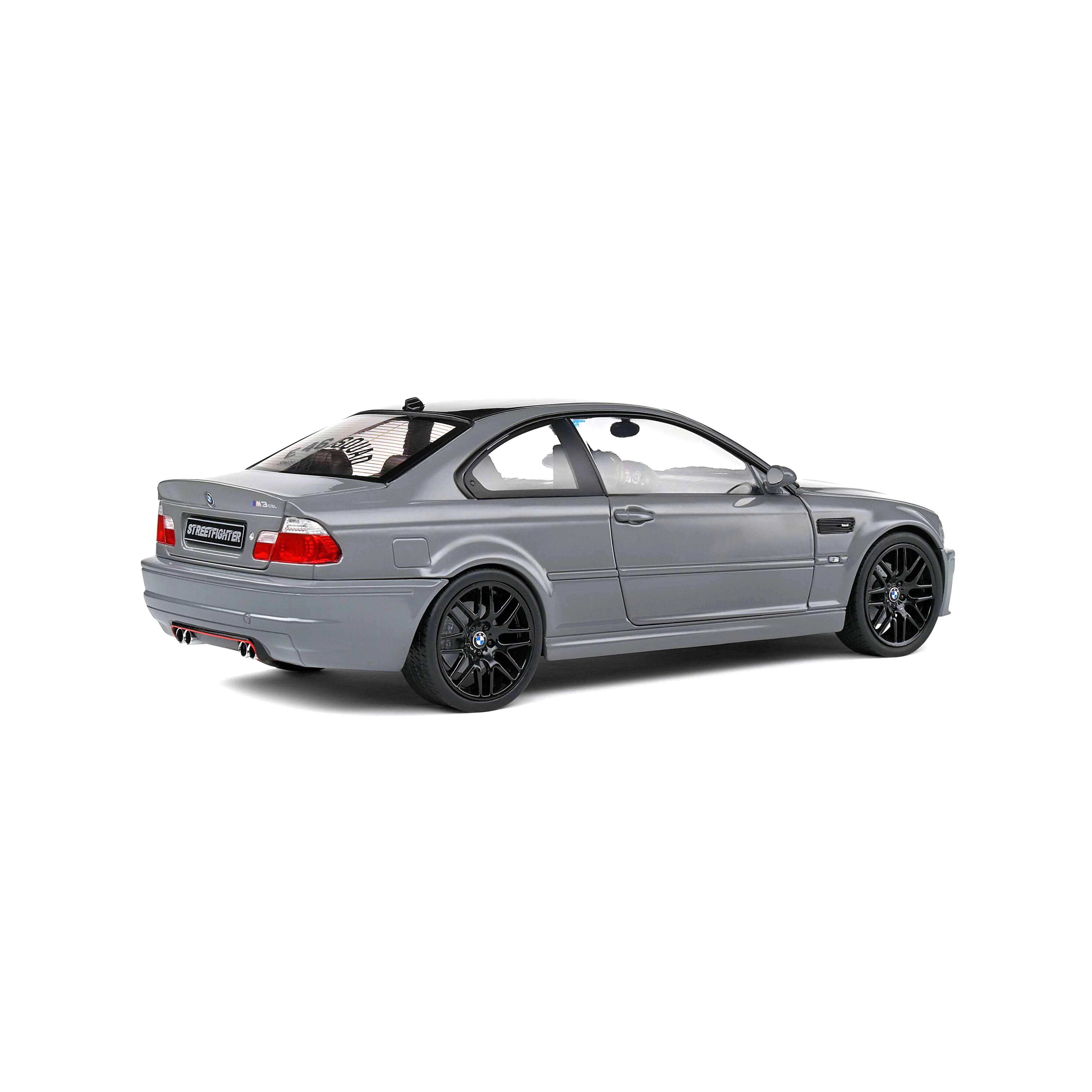 BMW E46 M3 Coupé Streetfighters Nardo Gris 2000 1/18 - Image 5
