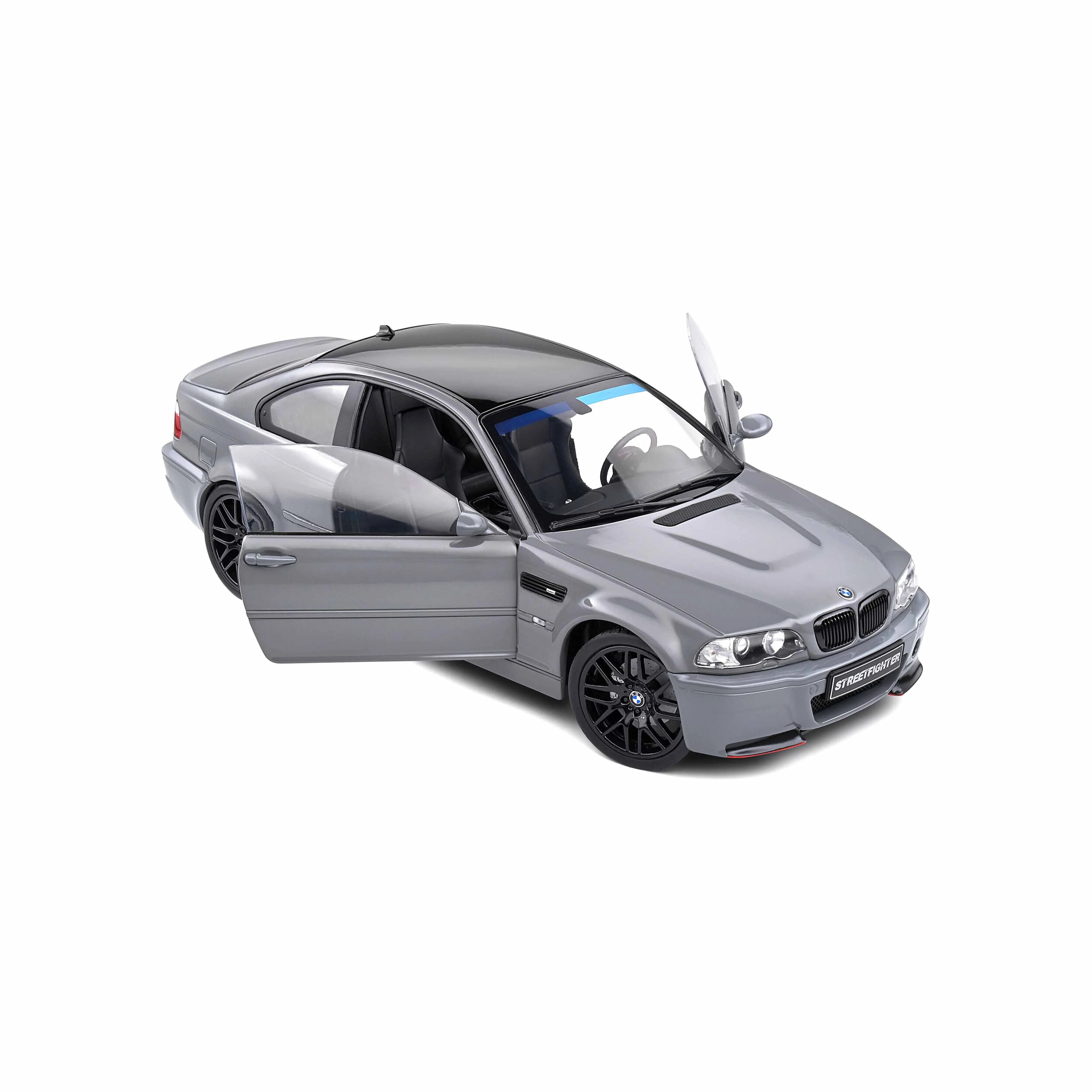 BMW E46 M3 Coupé Streetfighters Nardo Gris 2000 1/18 - Image 7