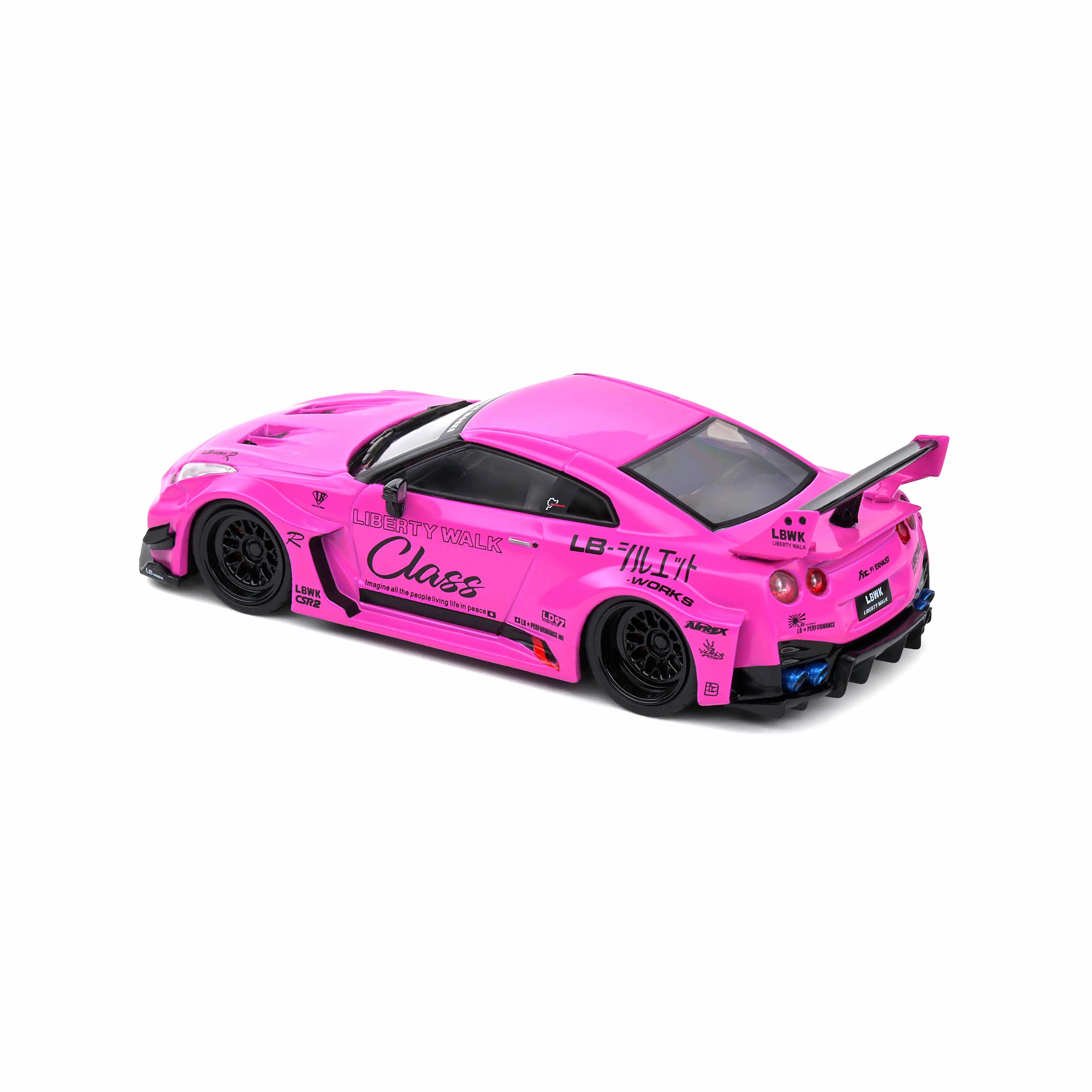 Nissan GTR35 LBWK Silhouette Violet 2019 1/43 - Image 5