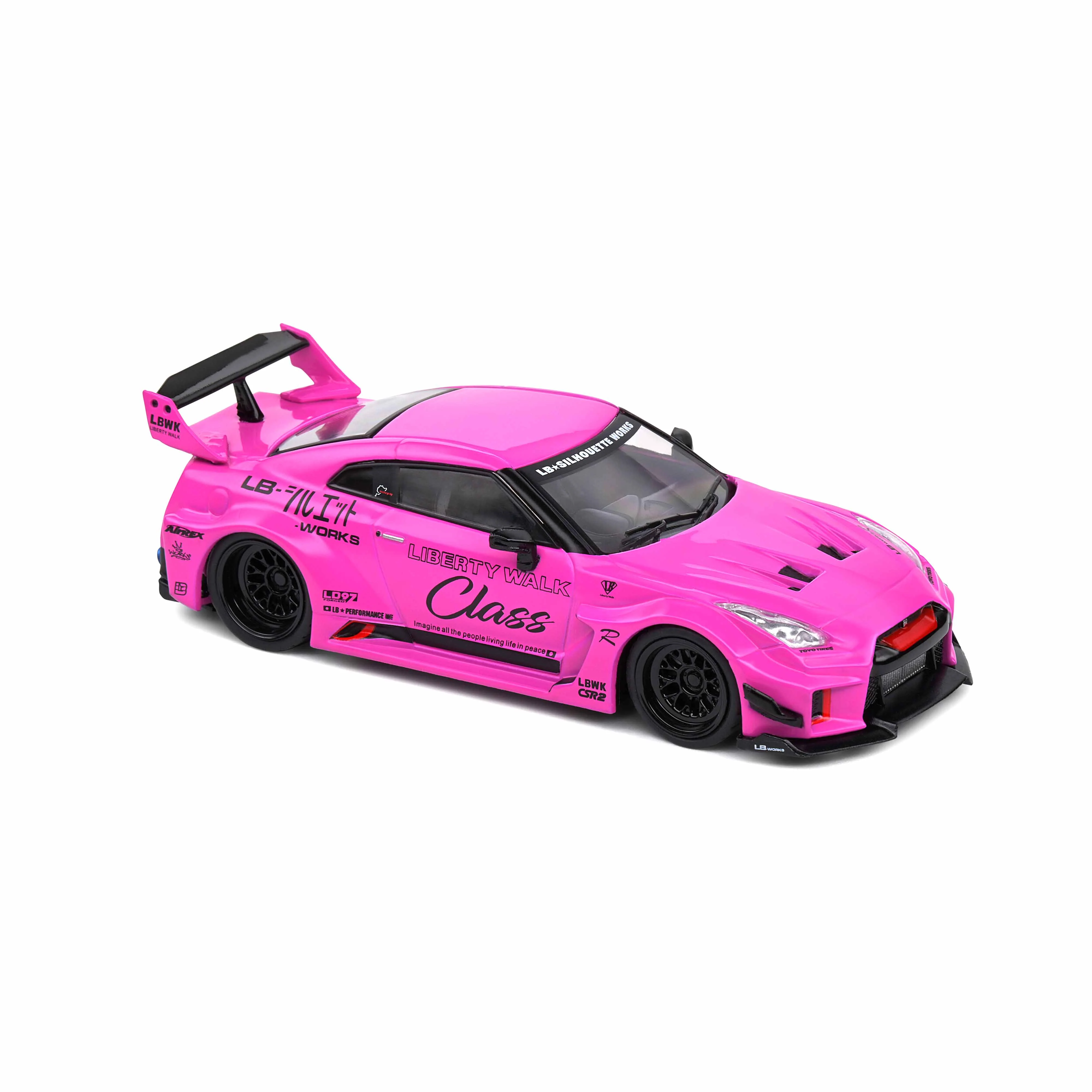 Nissan GTR35 LBWK Silhouette Violet 2019 1/43 - Image 6