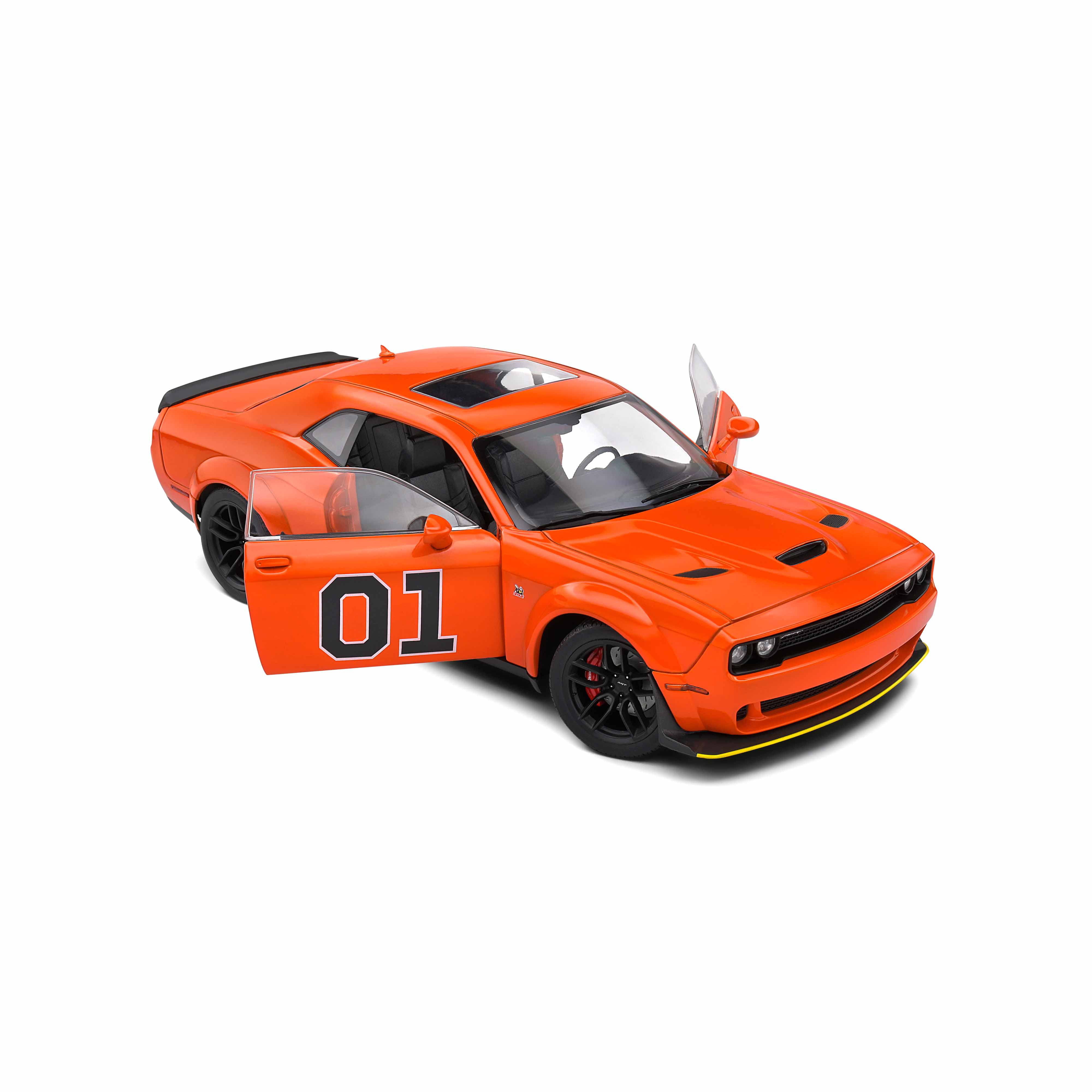 Dodge Challenger R/T Scat Pack Widebody Hazzard Tribute 2023 1/18 - Image 6