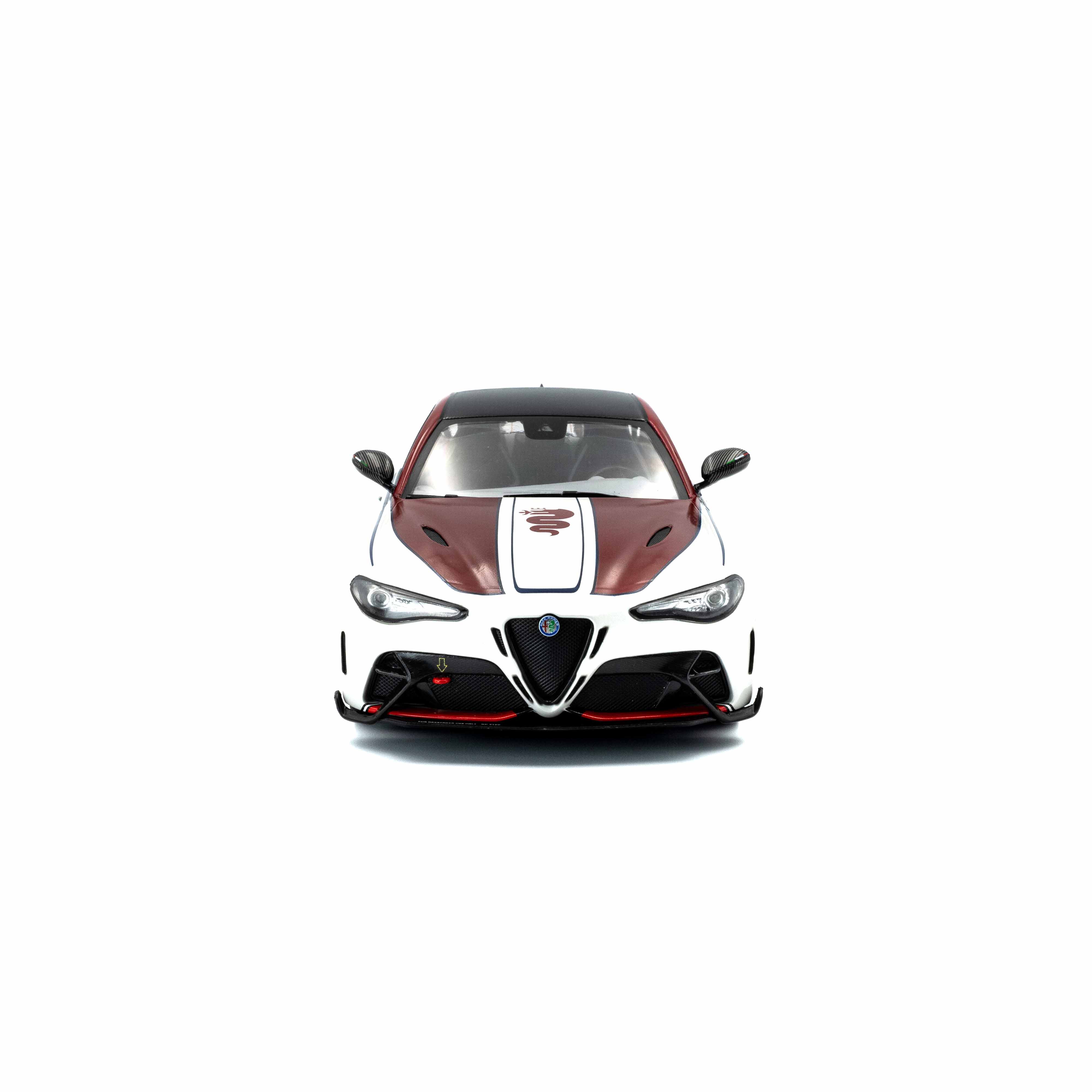 Alfa Romeo Giulia GTA-M Bianco I Rosso Blanc 2023 1/18 - Image 4